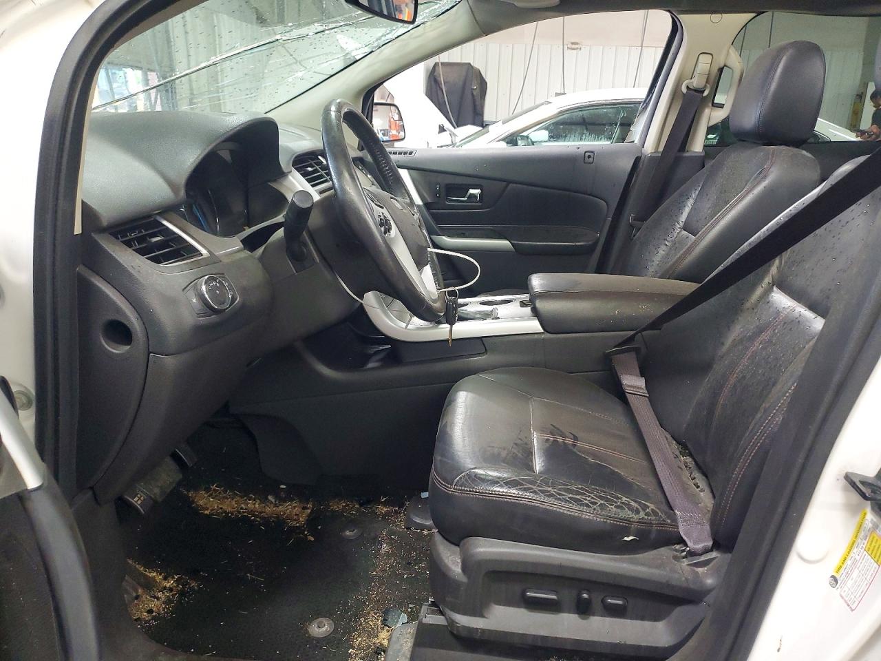 2013 Ford Edge Sel White vin: 2FMDK4JC6DBB19277