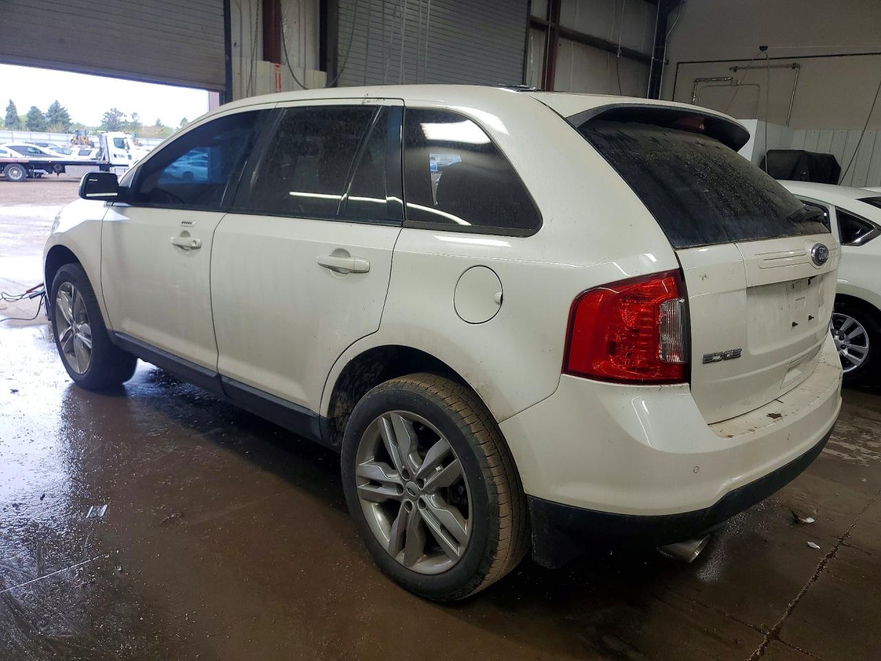 2013 Ford Edge Sel White vin: 2FMDK4JC6DBB19277