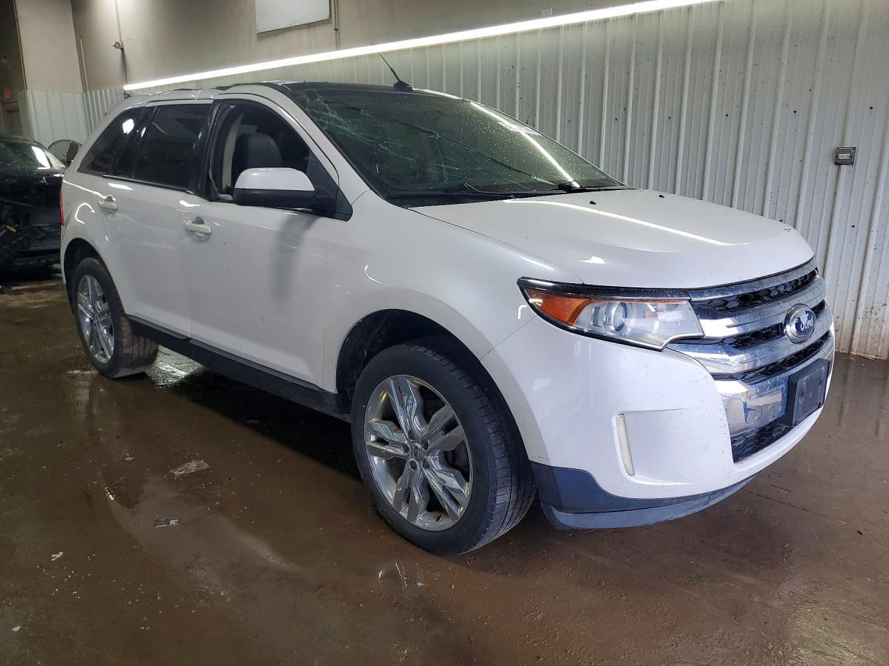 2013 Ford Edge Sel White vin: 2FMDK4JC6DBB19277