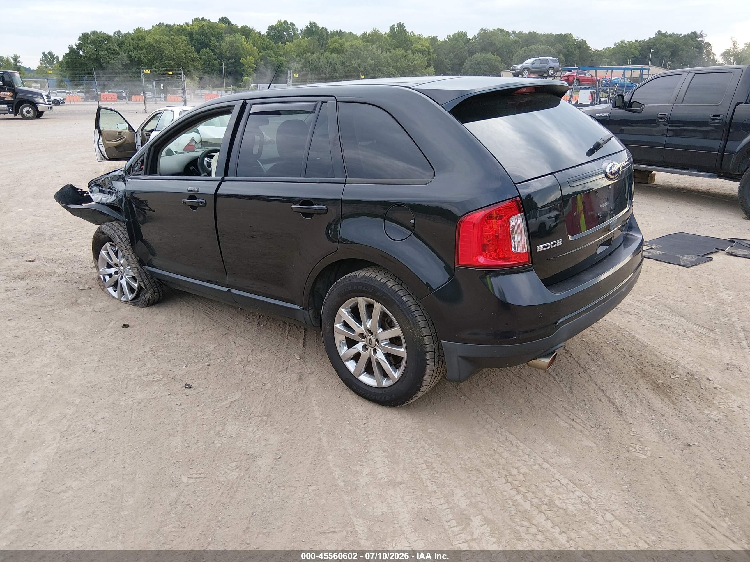 2013 Ford Edge Sel Black vin: 2FMDK4JC6DBB40839