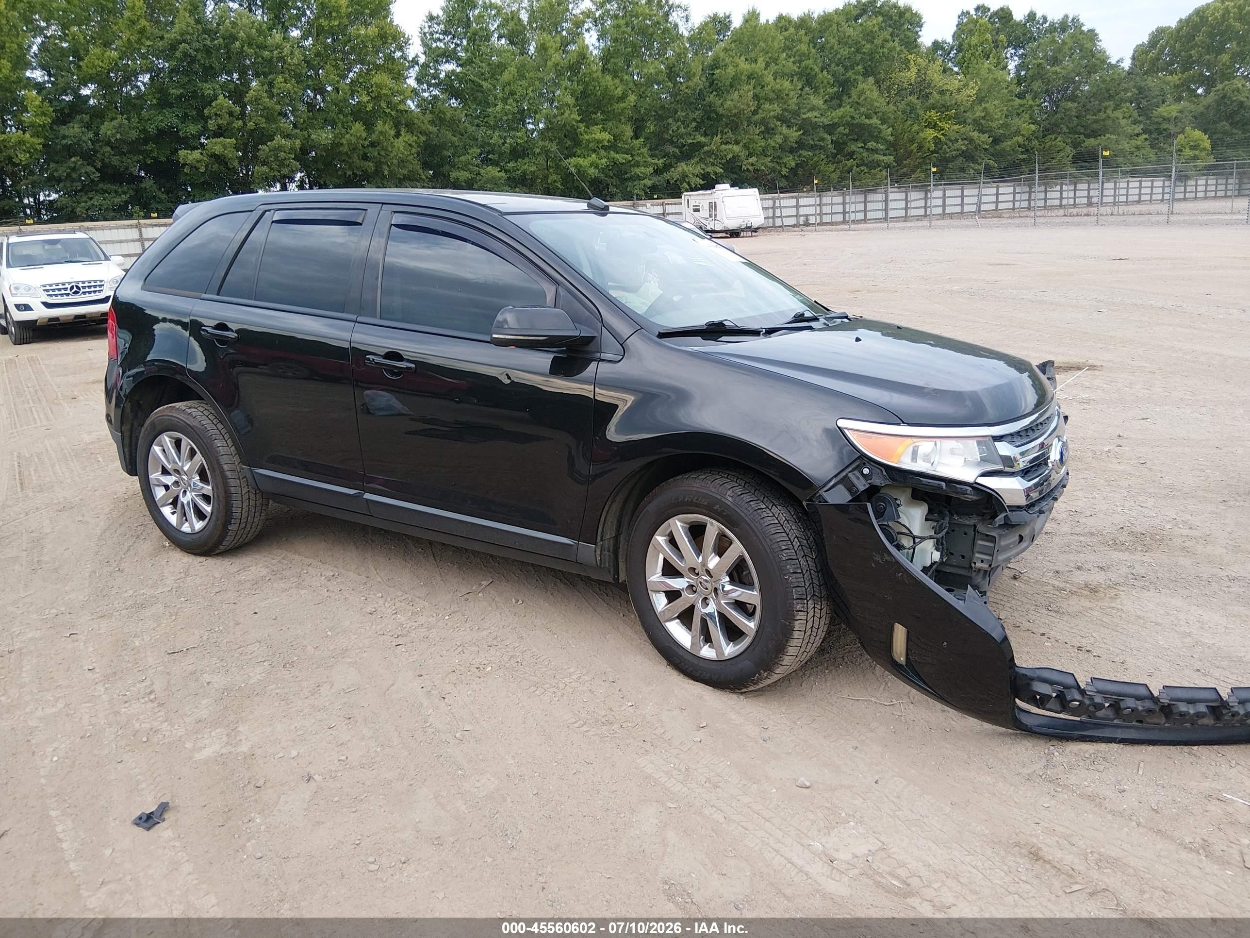 2013 Ford Edge Sel Black vin: 2FMDK4JC6DBB40839