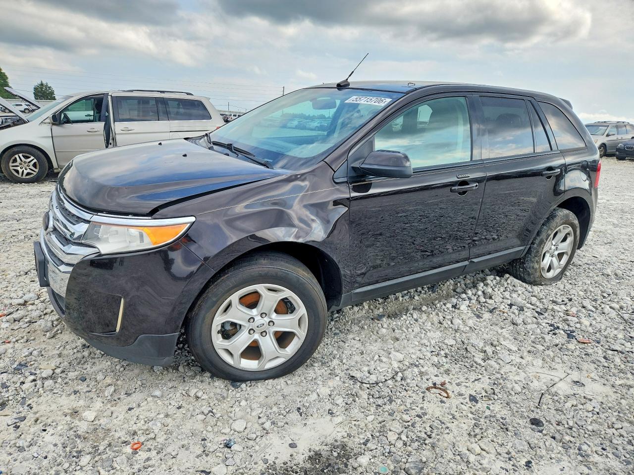 2013 Ford Edge Sel Black vin: 2FMDK4JC6DBB49525