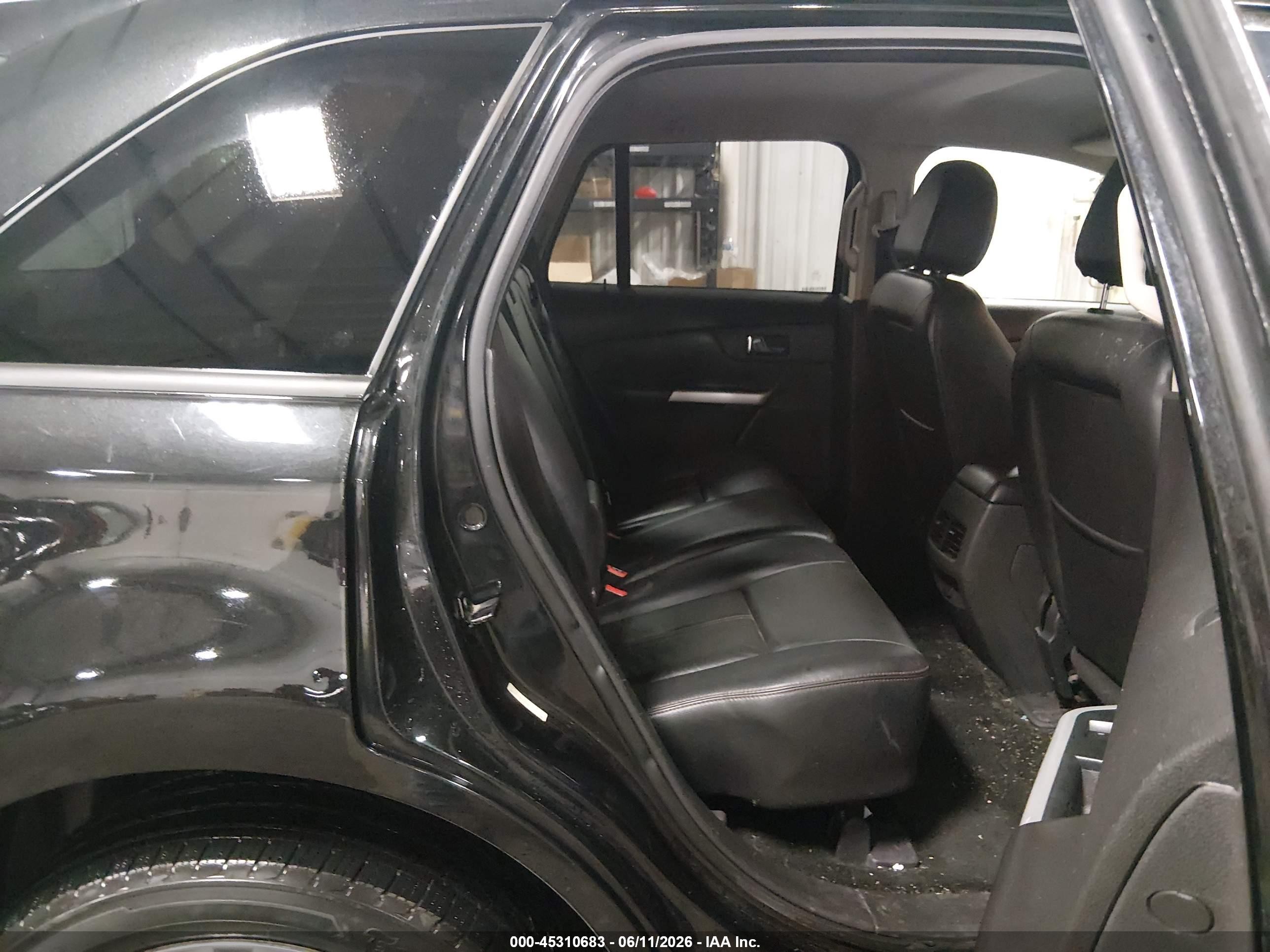 2013 Ford Edge Sel Black vin: 2FMDK4JC6DBB53798