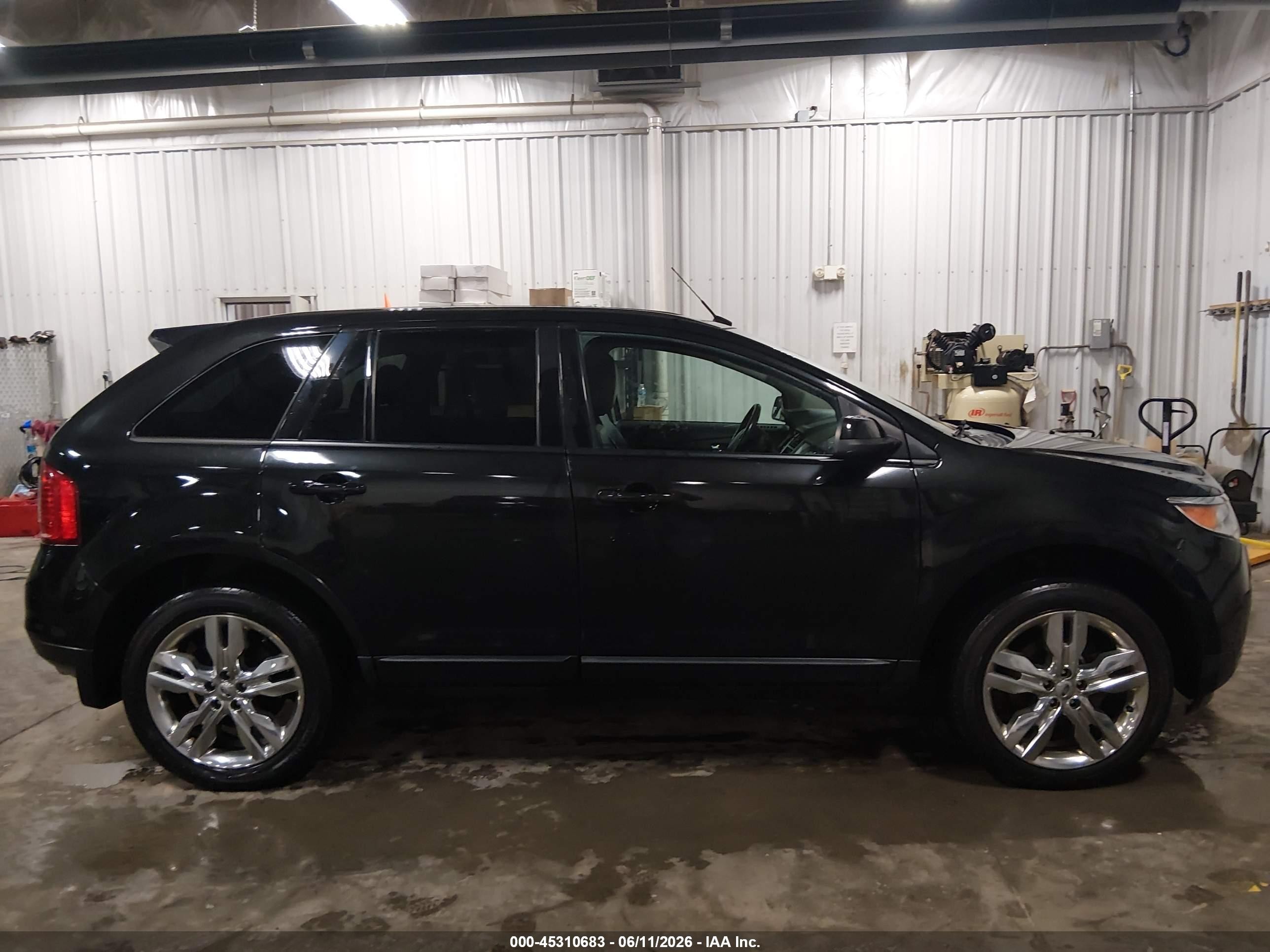 2013 Ford Edge Sel Black vin: 2FMDK4JC6DBB53798