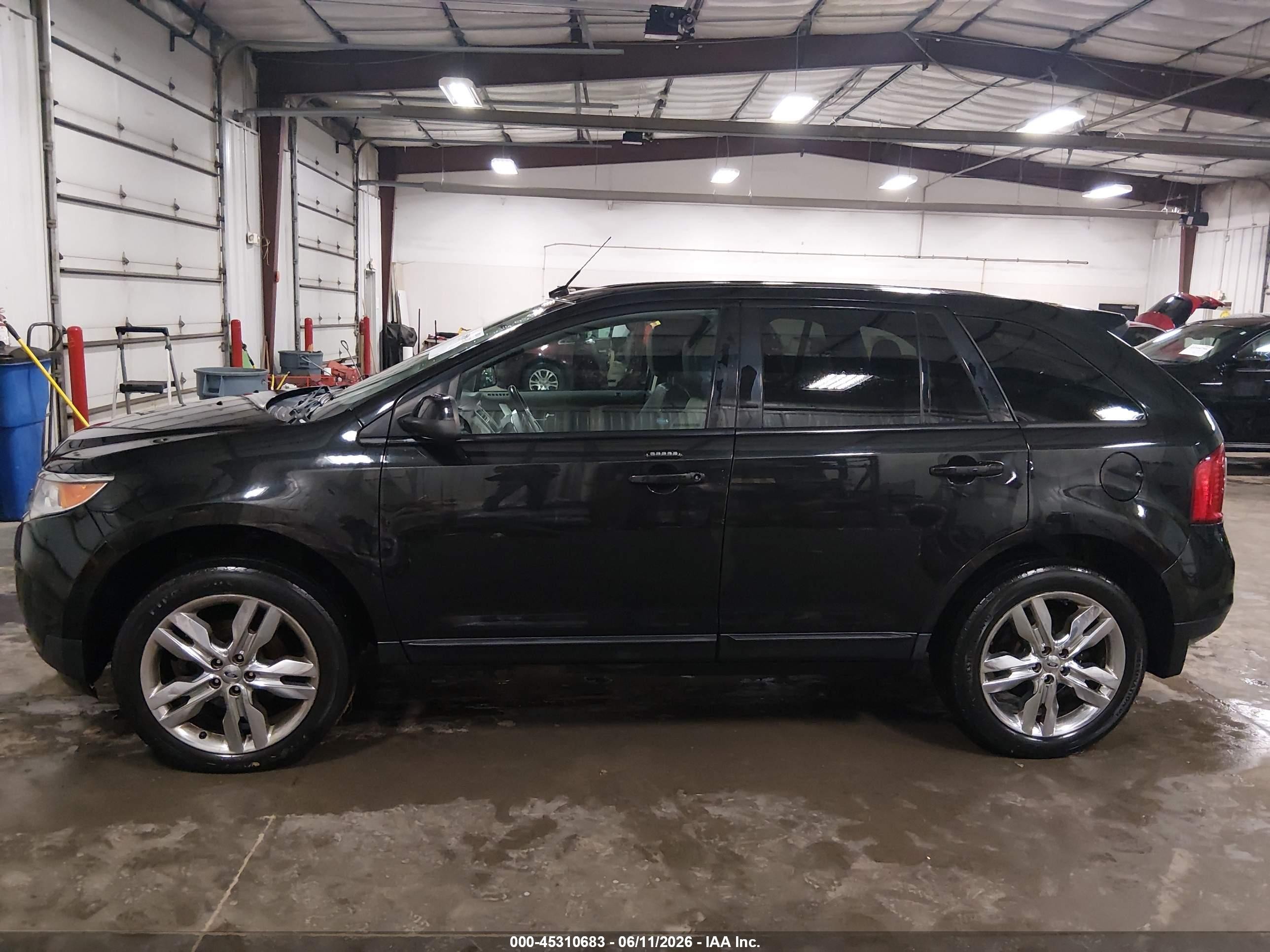 2013 Ford Edge Sel Black vin: 2FMDK4JC6DBB53798