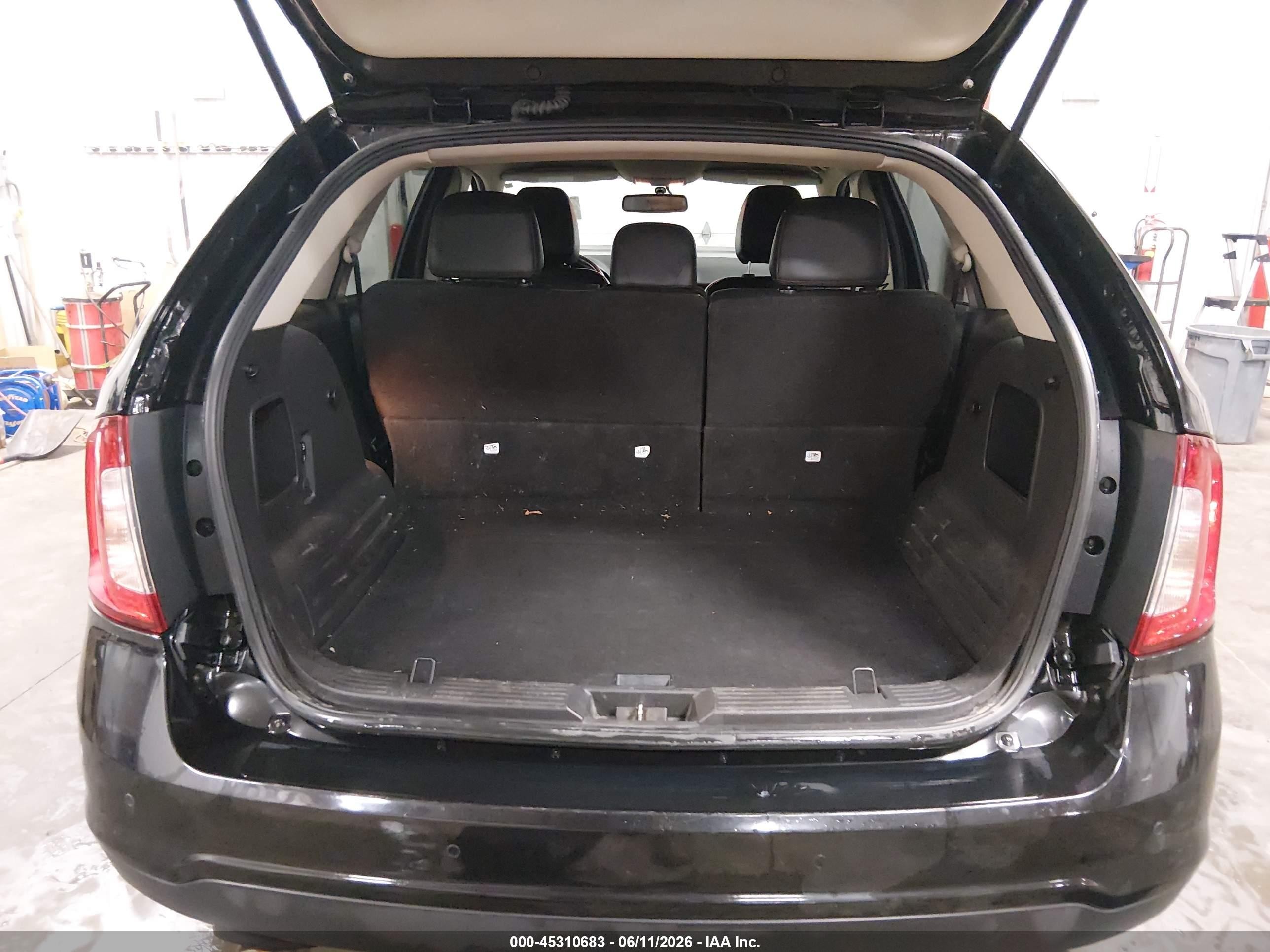 2013 Ford Edge Sel Black vin: 2FMDK4JC6DBB53798