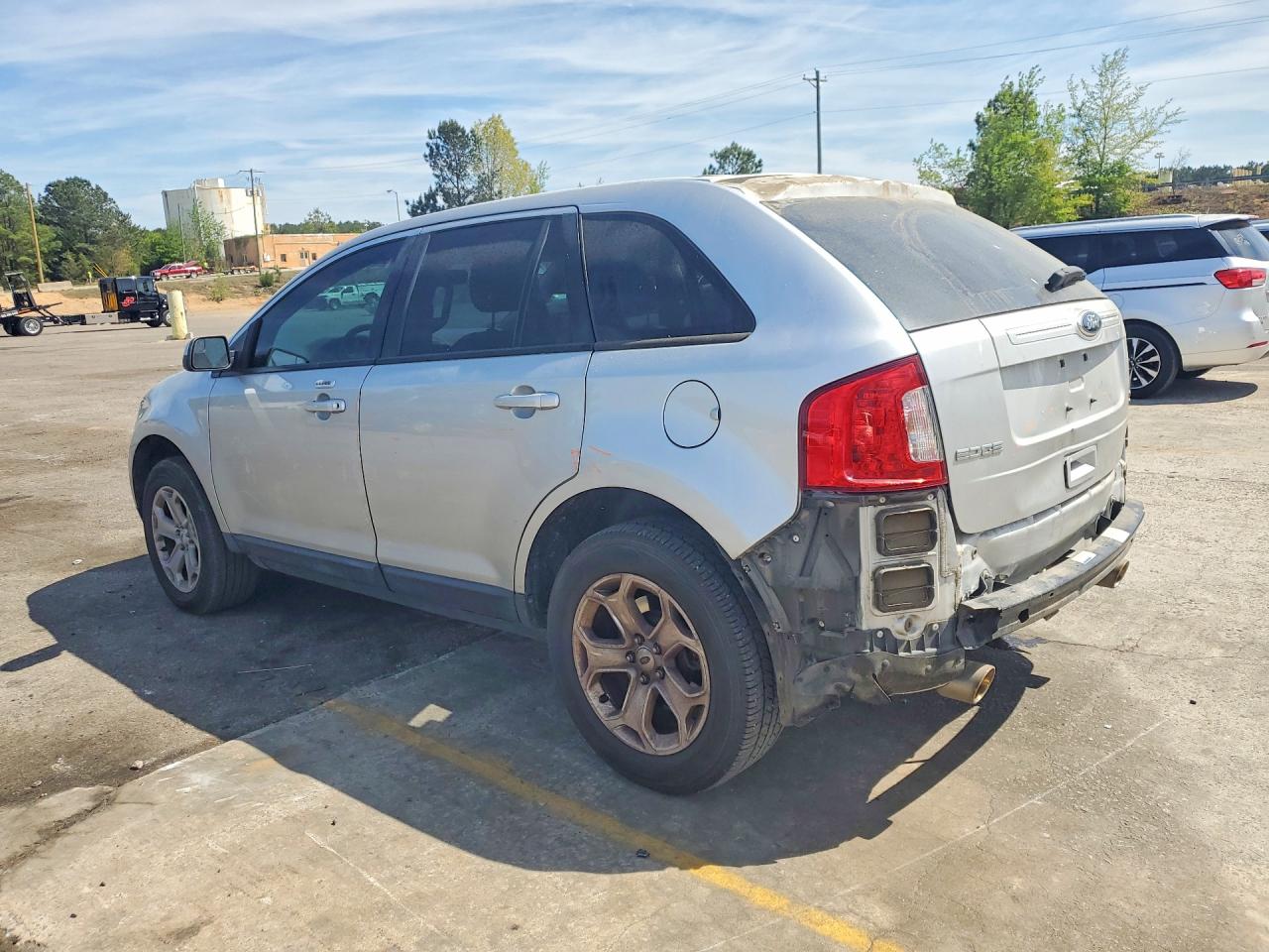 2013 Ford Edge Sel Silver vin: 2FMDK4JC6DBB65532
