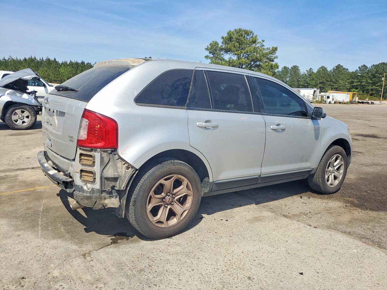 2013 Ford Edge Sel Silver vin: 2FMDK4JC6DBB65532
