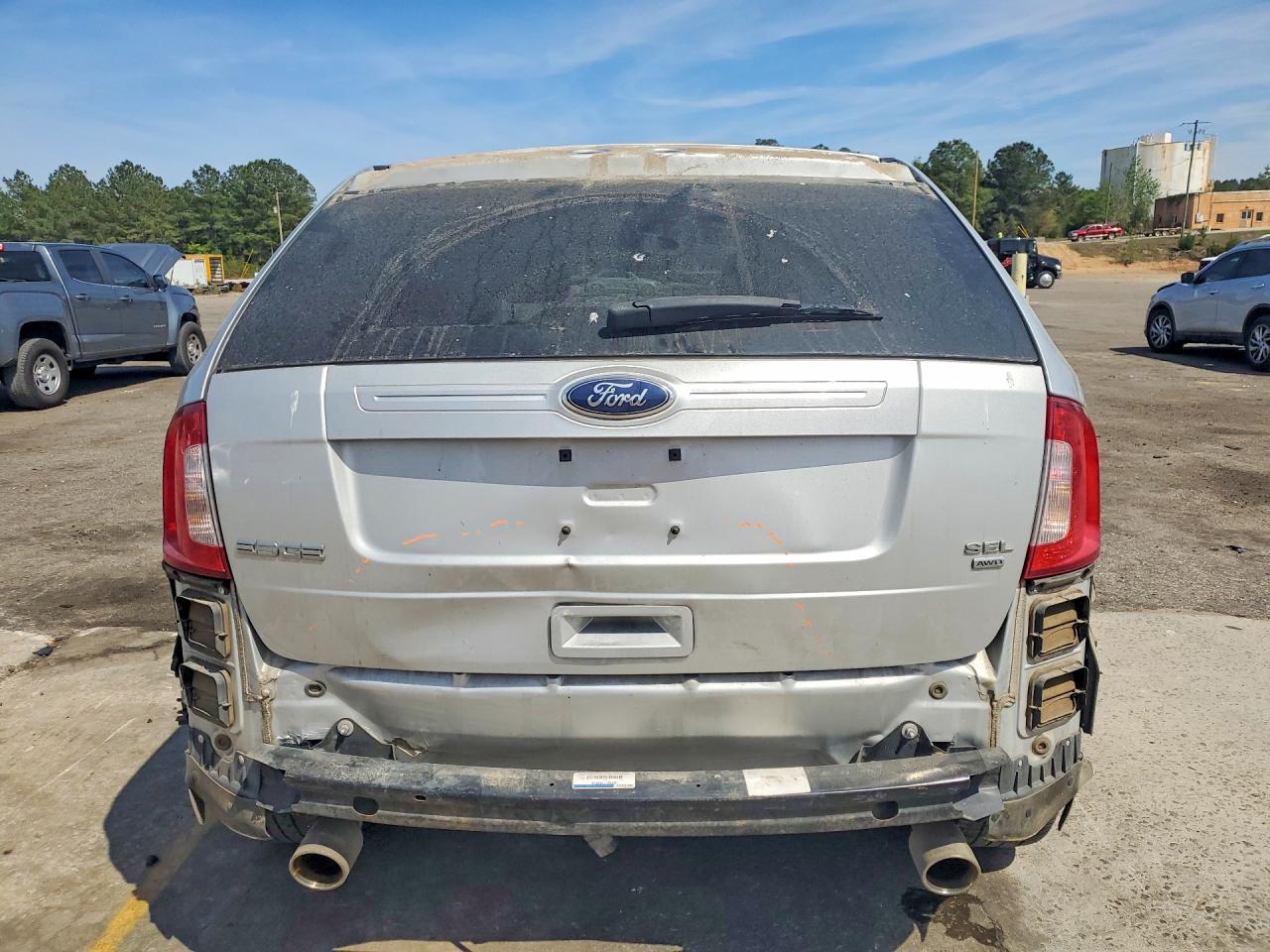 2013 Ford Edge Sel Silver vin: 2FMDK4JC6DBB65532