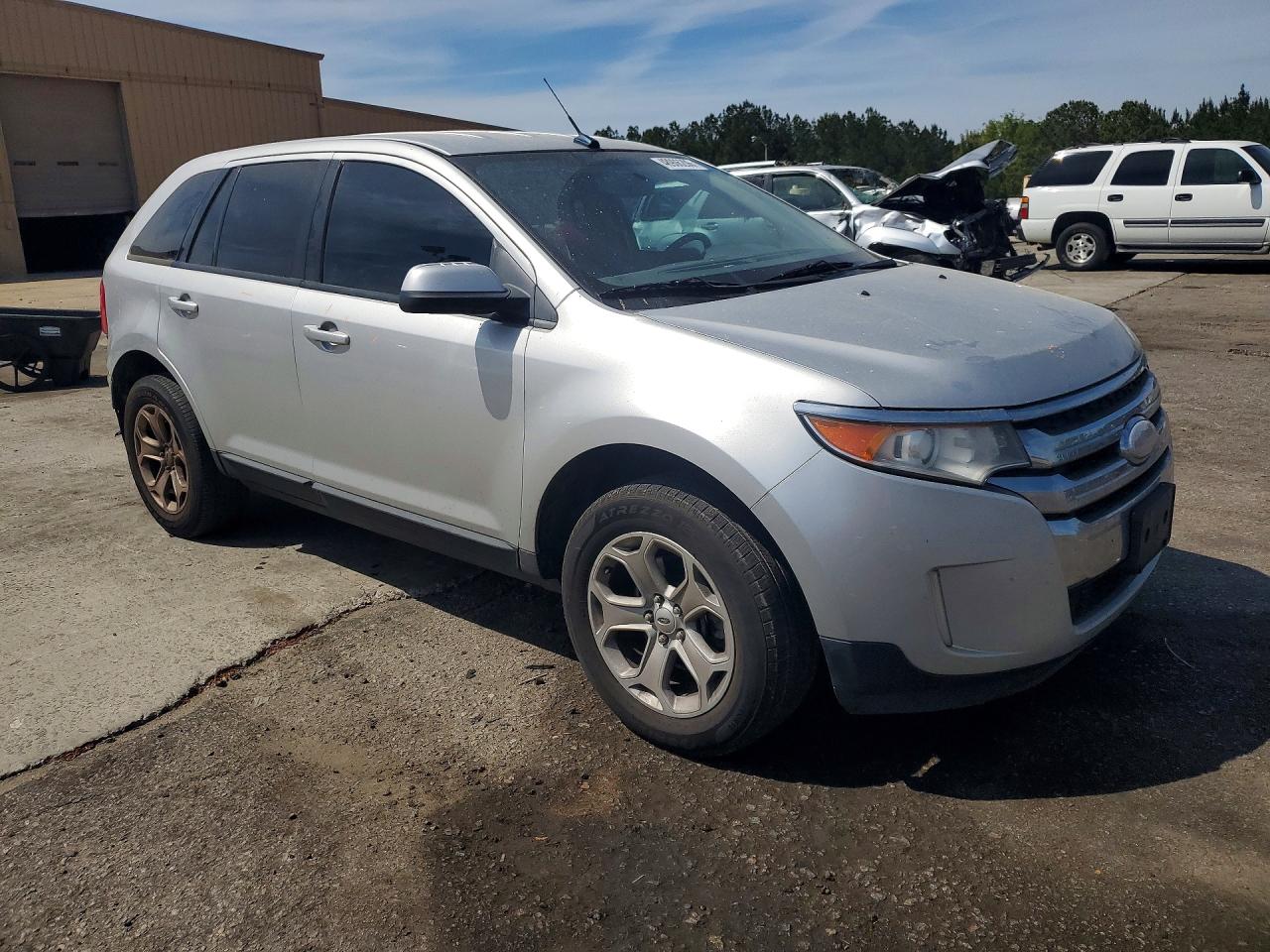 2013 Ford Edge Sel Silver vin: 2FMDK4JC6DBB65532