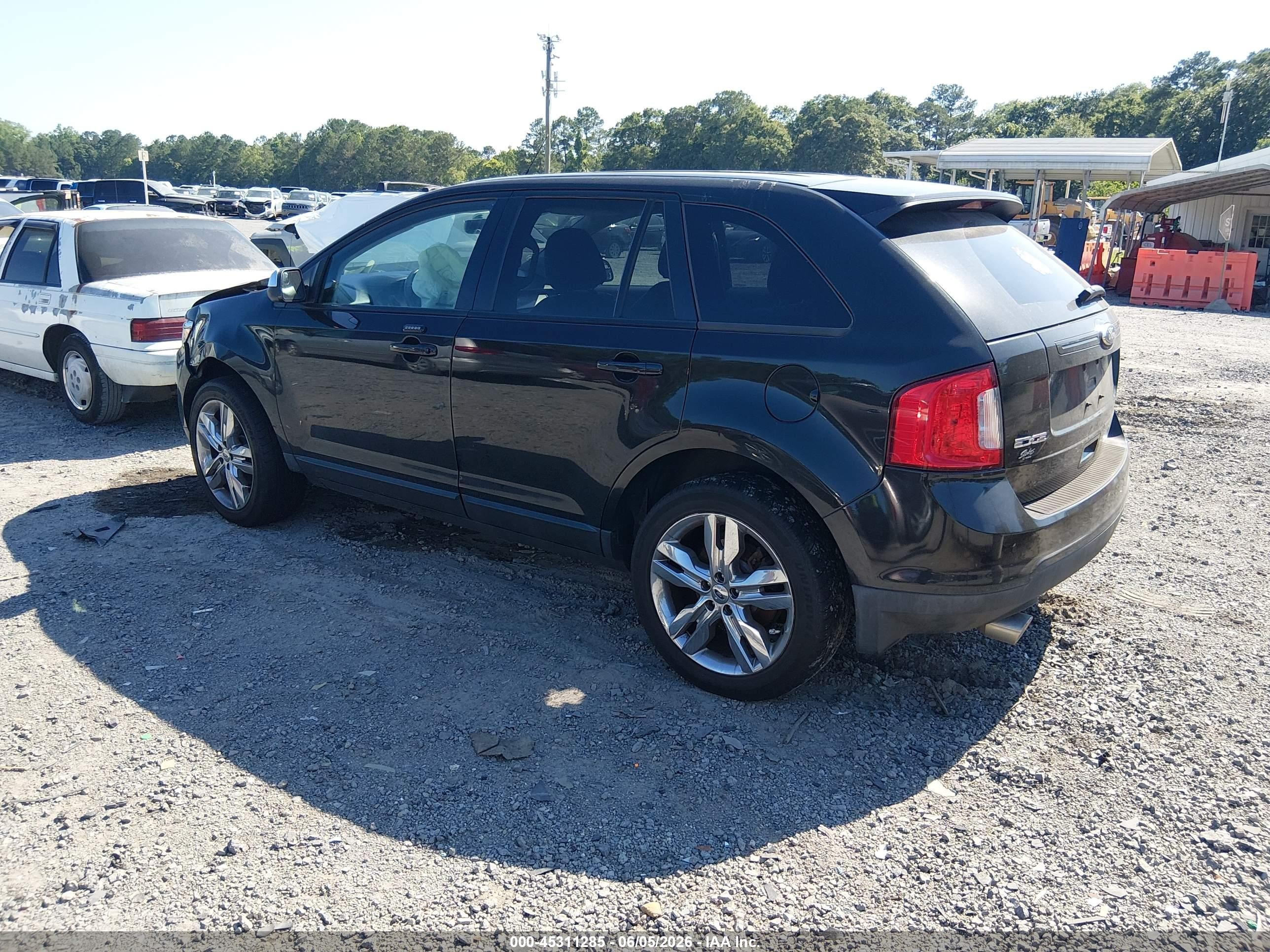 2013 Ford Edge Sel Black vin: 2FMDK4JC6DBC48751