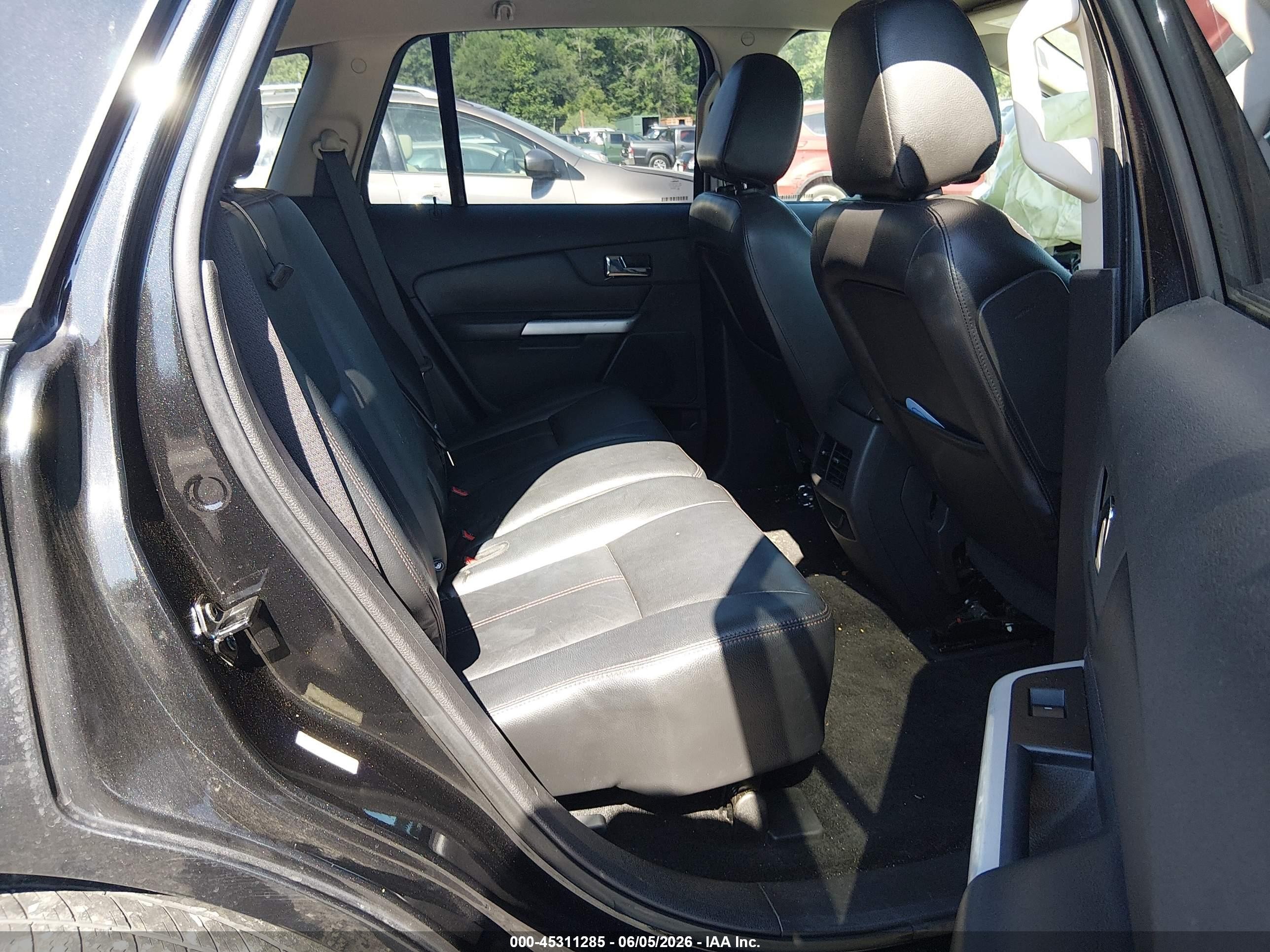 2013 Ford Edge Sel Black vin: 2FMDK4JC6DBC48751