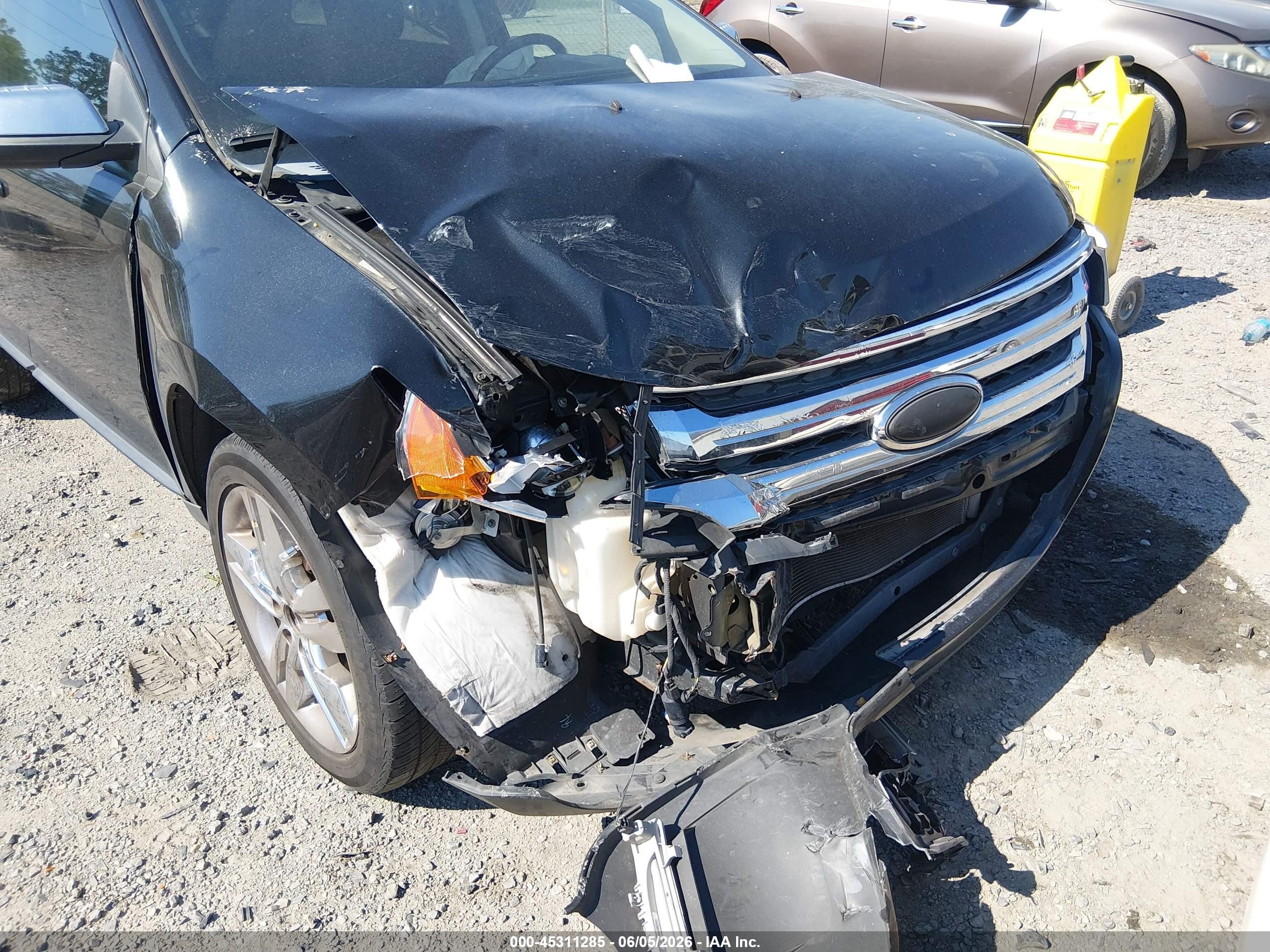 2013 Ford Edge Sel Black vin: 2FMDK4JC6DBC48751