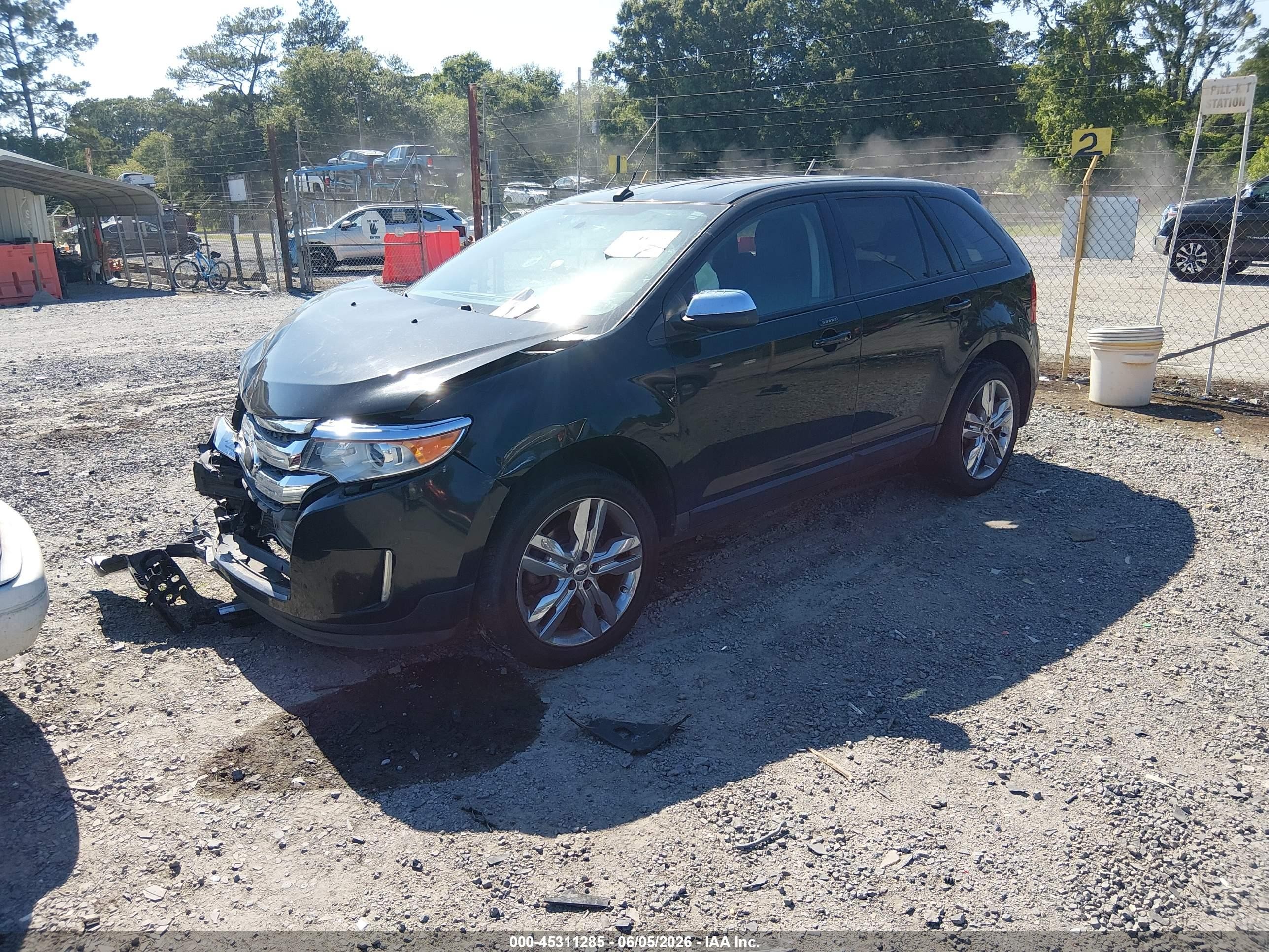 2013 Ford Edge Sel Black vin: 2FMDK4JC6DBC48751