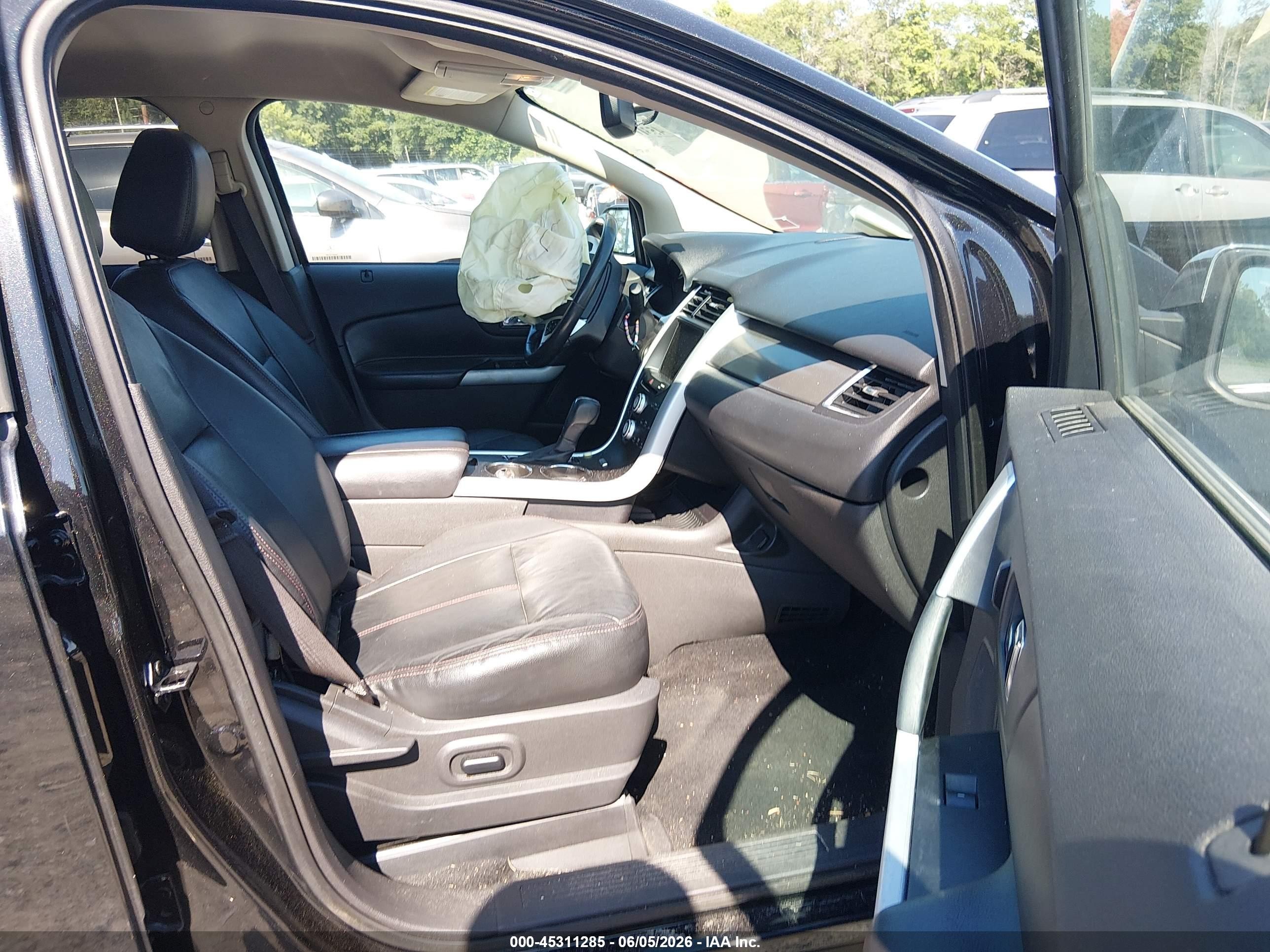 2013 Ford Edge Sel Black vin: 2FMDK4JC6DBC48751