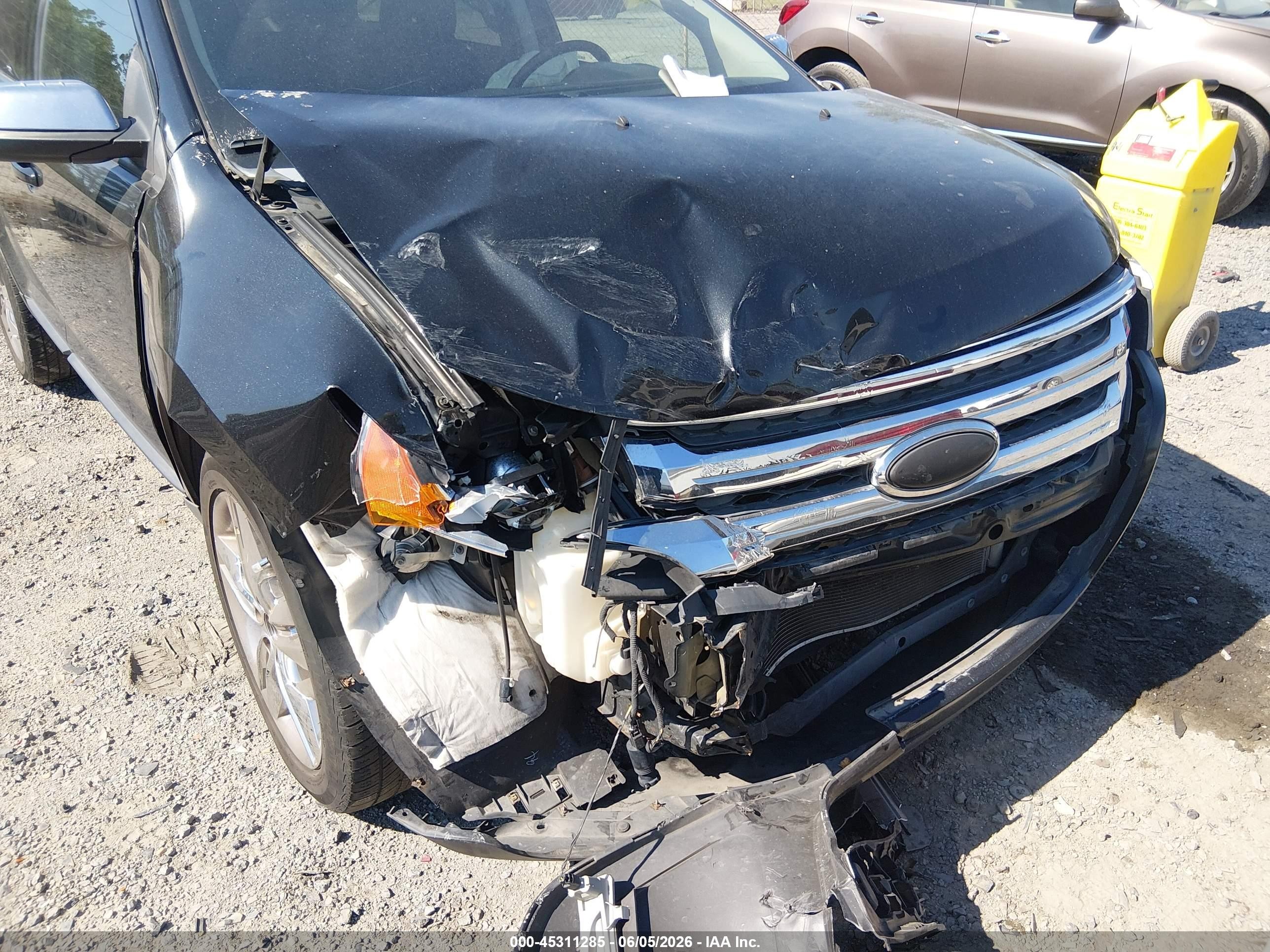 2013 Ford Edge Sel Black vin: 2FMDK4JC6DBC48751