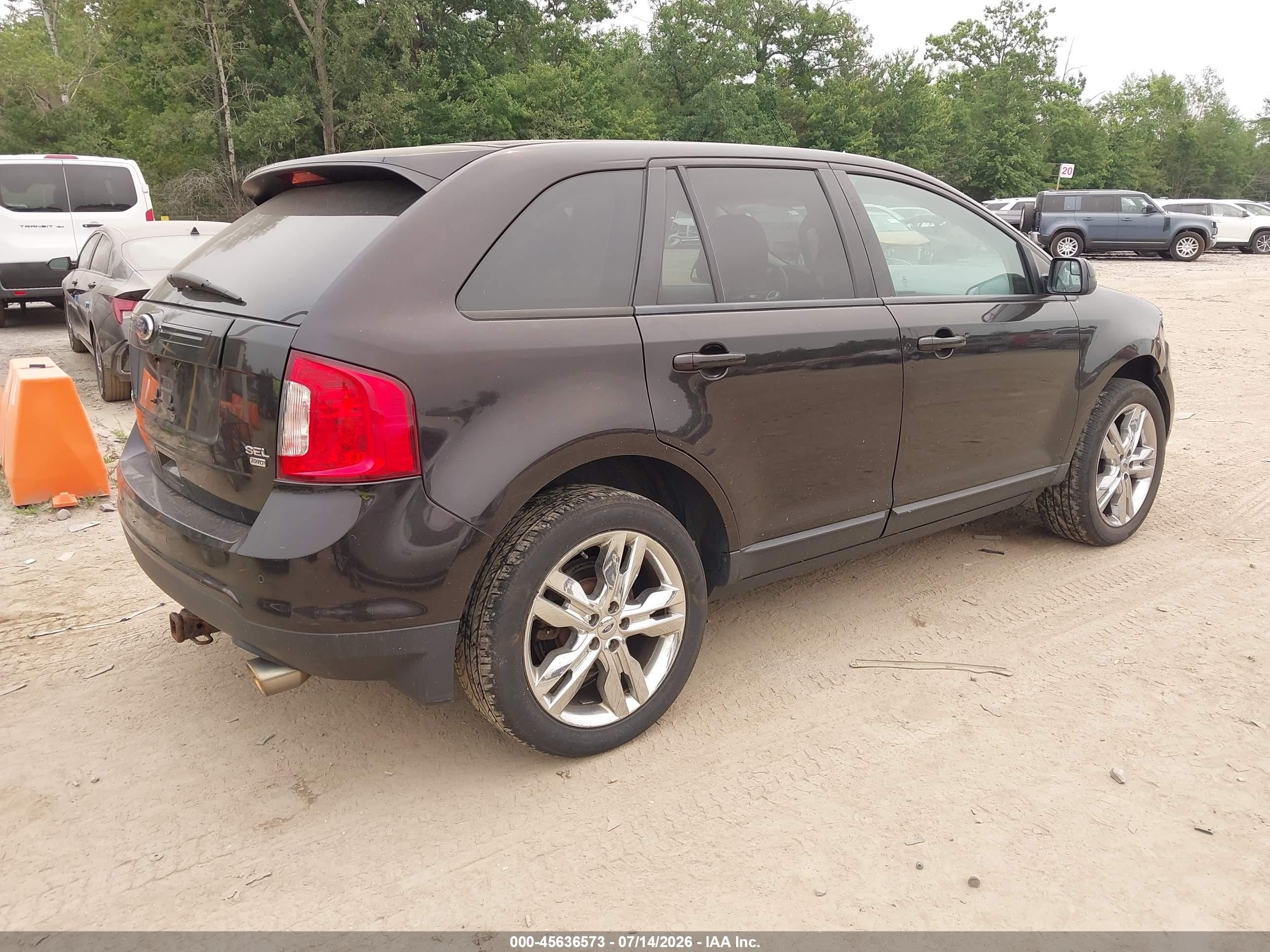 2013 Ford Edge Sel Champagne vin: 2FMDK4JC6DBC72290