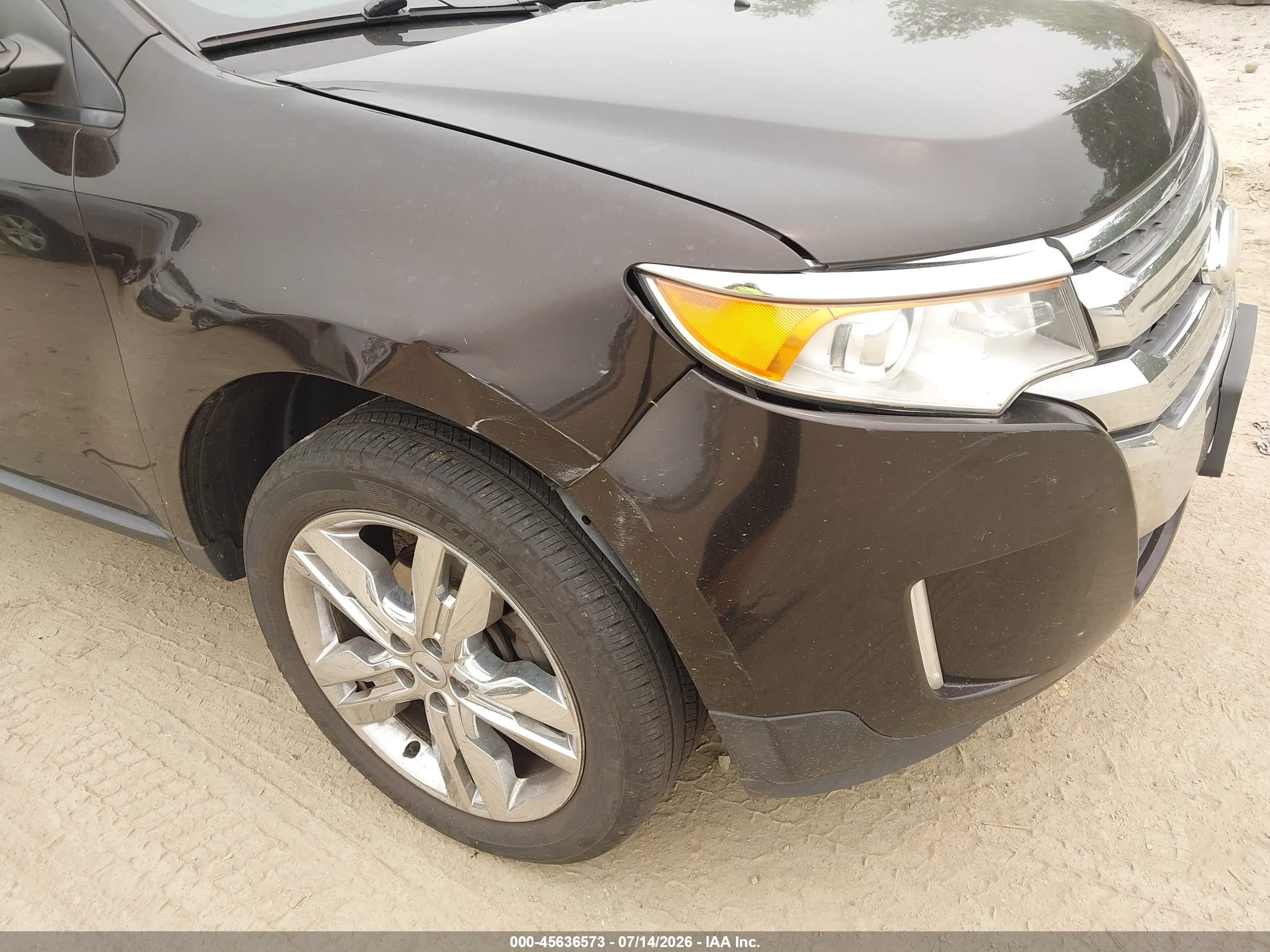 2013 Ford Edge Sel Champagne vin: 2FMDK4JC6DBC72290