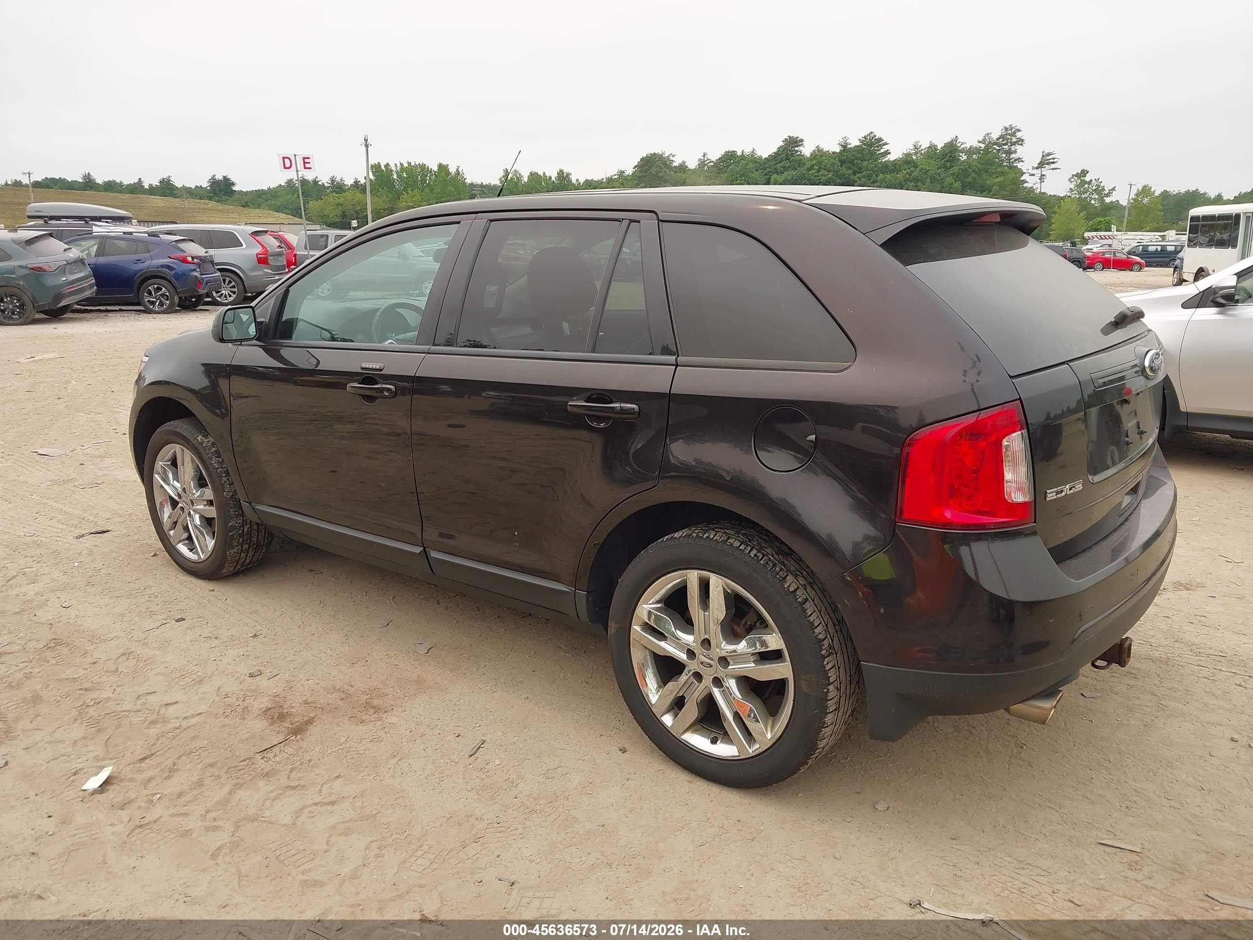 2013 Ford Edge Sel Champagne vin: 2FMDK4JC6DBC72290