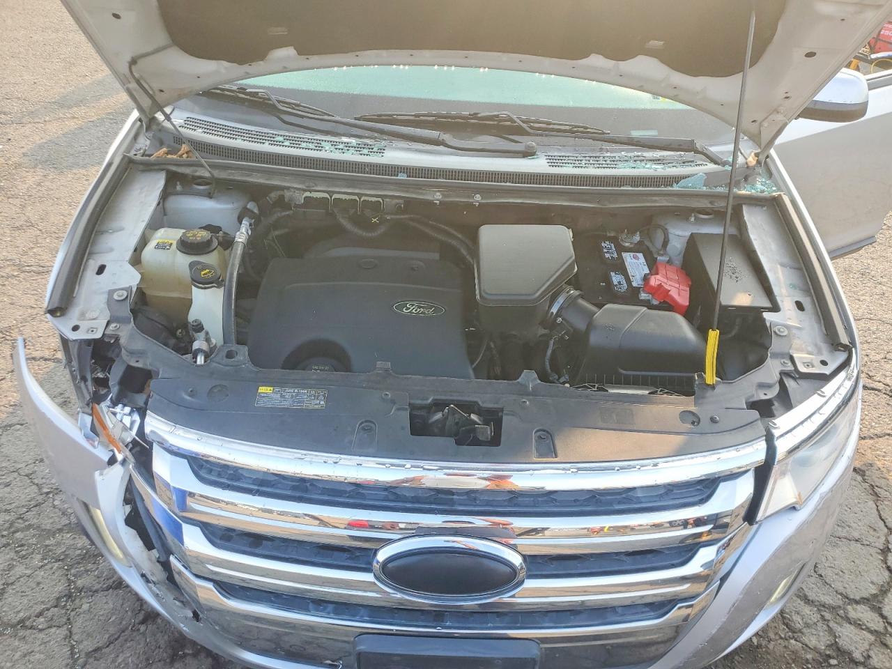 2013 Ford Edge Sel Silver vin: 2FMDK4JC6DBC76226