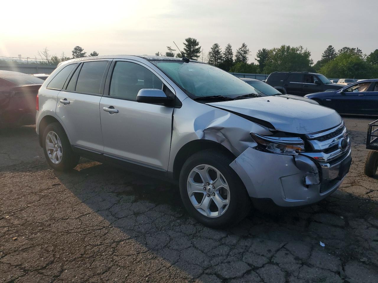 2013 Ford Edge Sel Silver vin: 2FMDK4JC6DBC76226