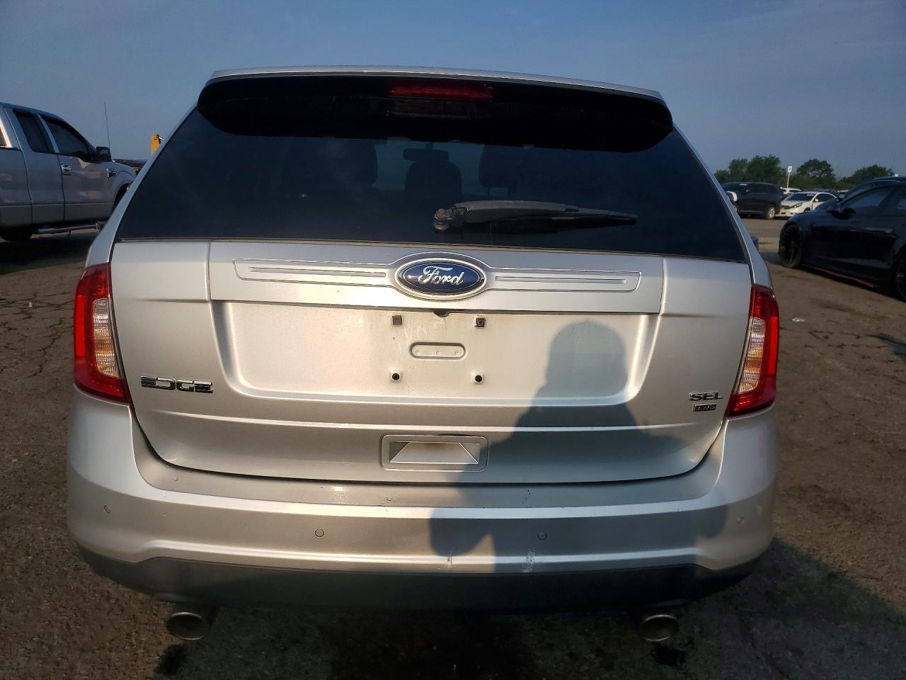 2013 Ford Edge Sel Silver vin: 2FMDK4JC6DBC76226