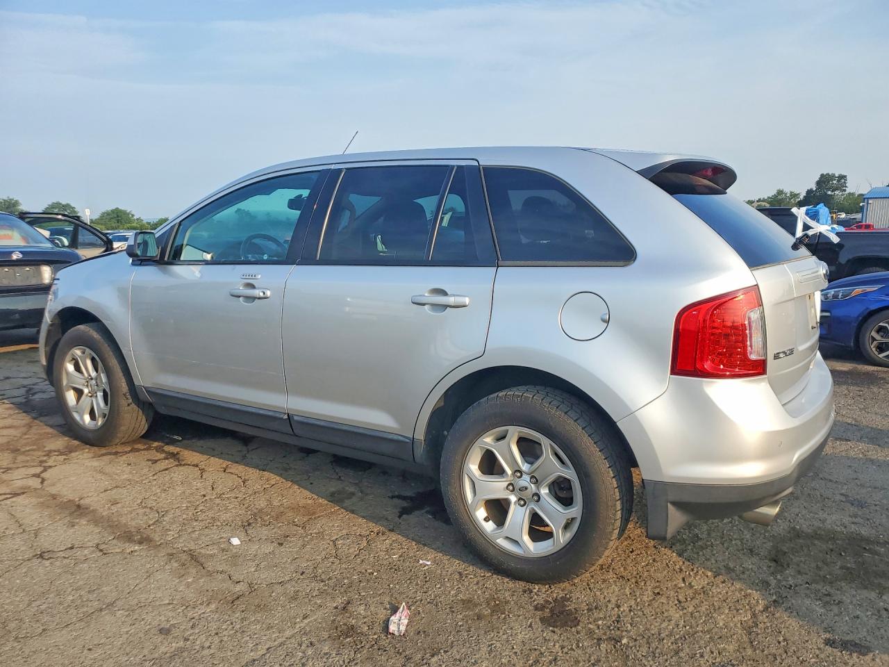 2013 Ford Edge Sel Silver vin: 2FMDK4JC6DBC76226