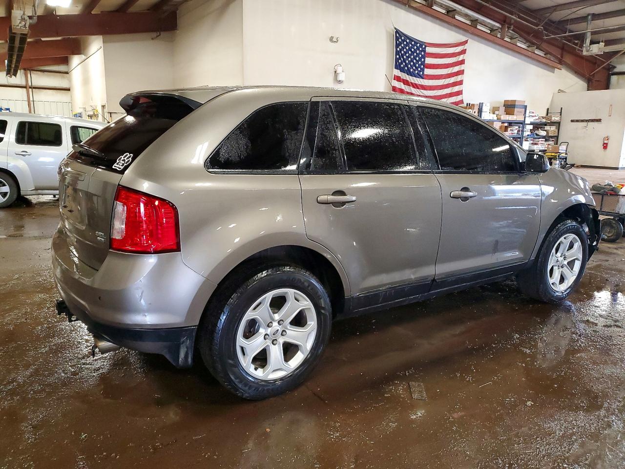 2013 Ford Edge Sel Brown vin: 2FMDK4JC6DBC92264