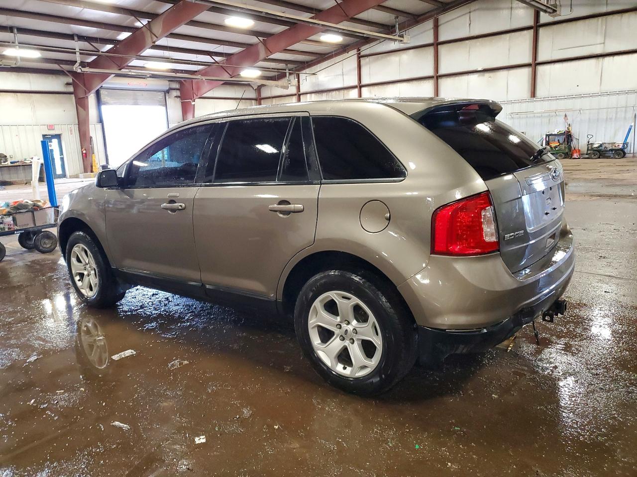 2013 Ford Edge Sel Brown vin: 2FMDK4JC6DBC92264