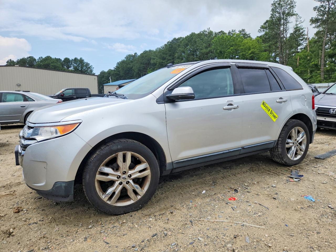 2014 Ford Edge Sel Серый vin: 2FMDK4JC6EBA10982