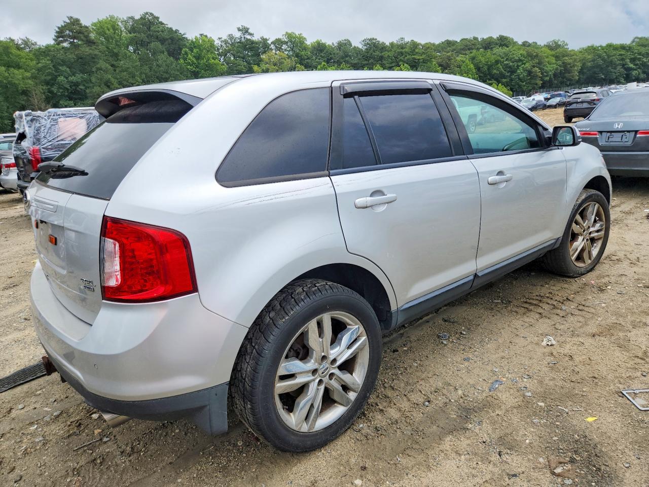 2014 Ford Edge Sel Gray vin: 2FMDK4JC6EBA10982