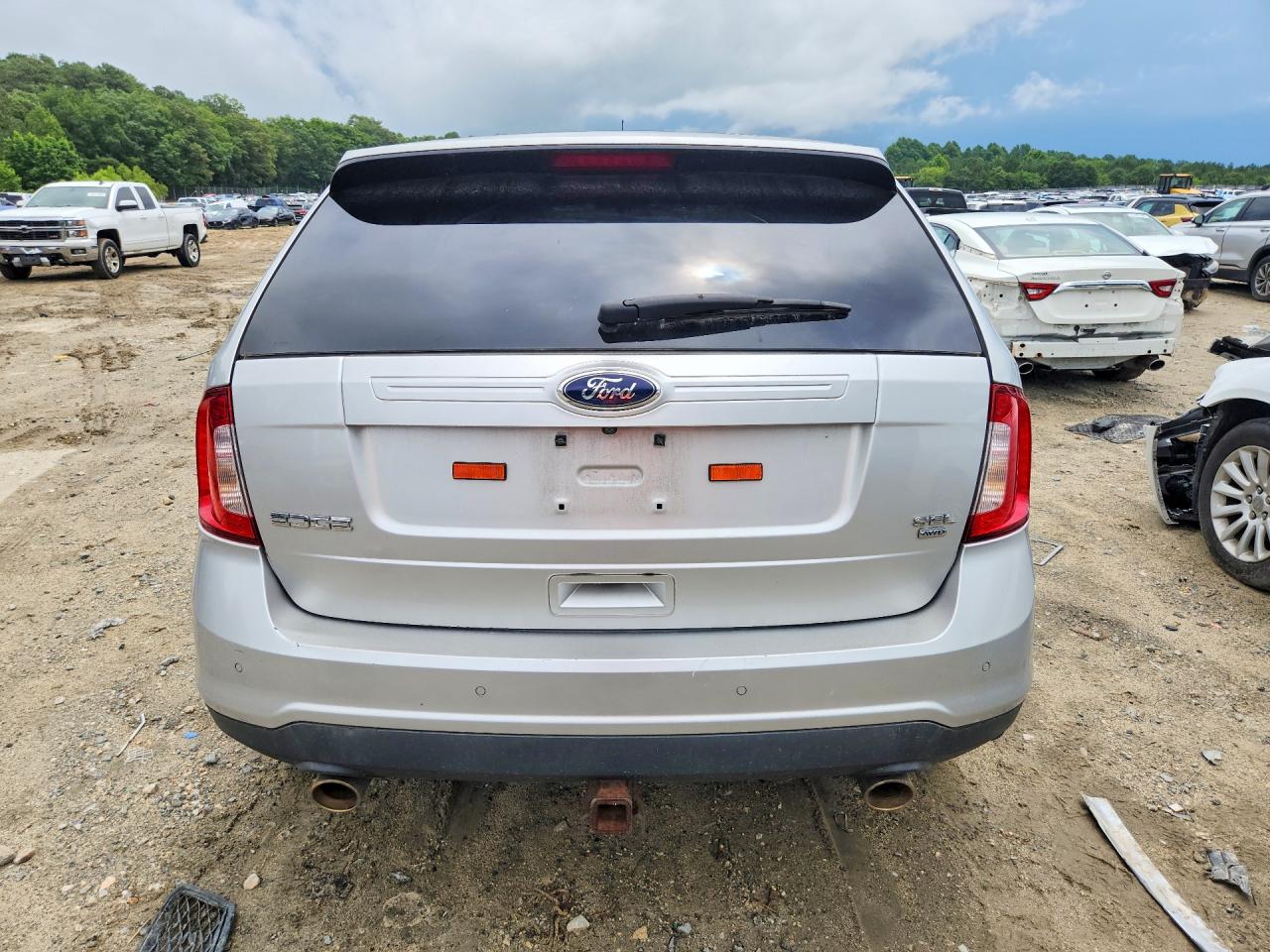 2014 Ford Edge Sel Gray vin: 2FMDK4JC6EBA10982
