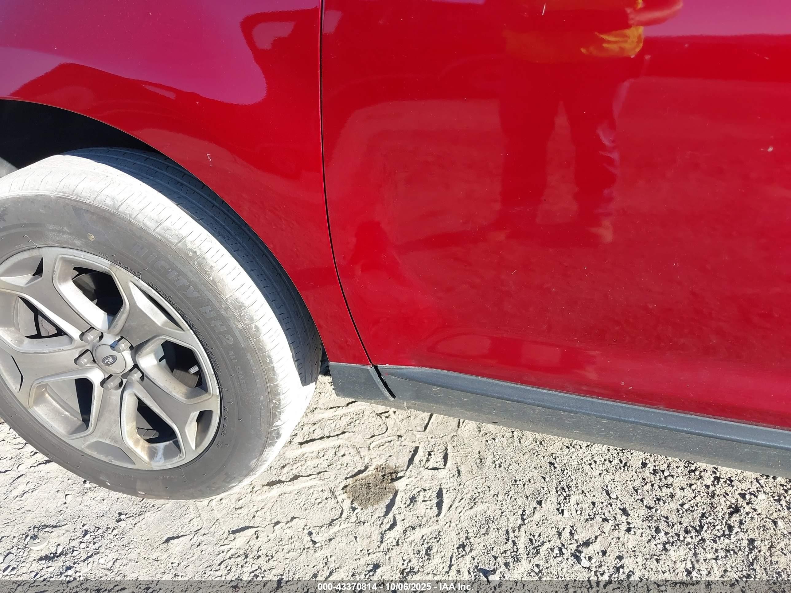2014 Ford Edge Sel Red vin: 2FMDK4JC6EBA22694