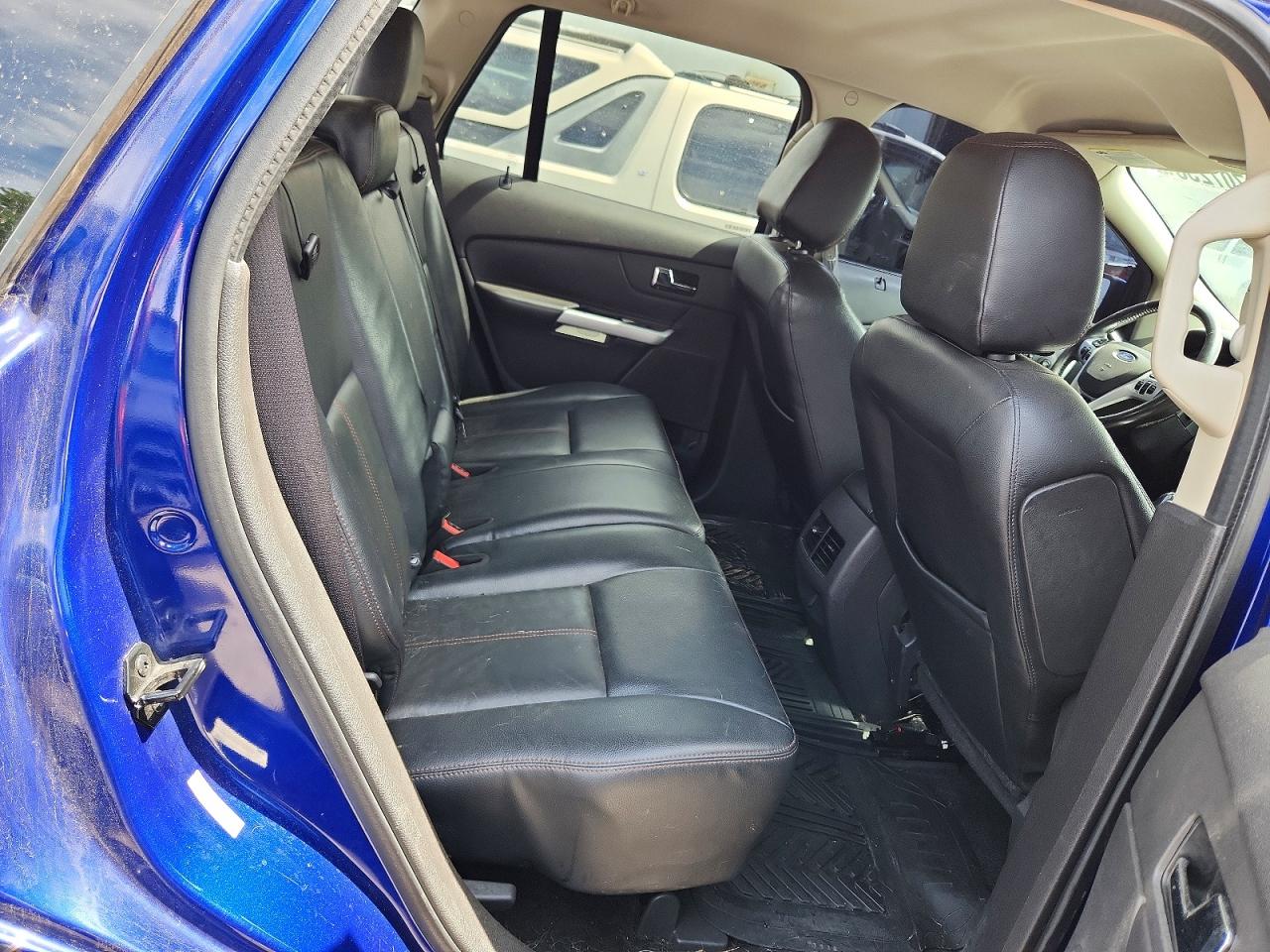 2014 Ford Edge Sel Blue vin: 2FMDK4JC6EBA22744