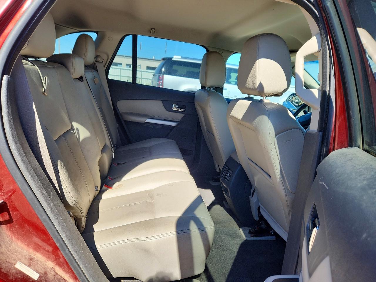 2014 Ford Edge Sel Red vin: 2FMDK4JC6EBA29886