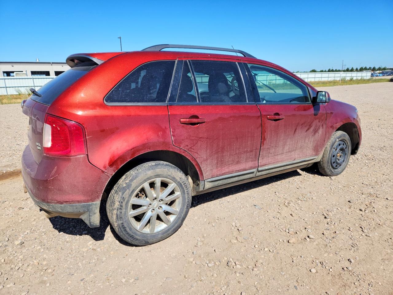 2014 Ford Edge Sel Red vin: 2FMDK4JC6EBA29886