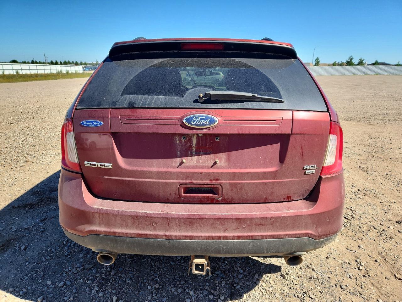 2014 Ford Edge Sel Red vin: 2FMDK4JC6EBA29886
