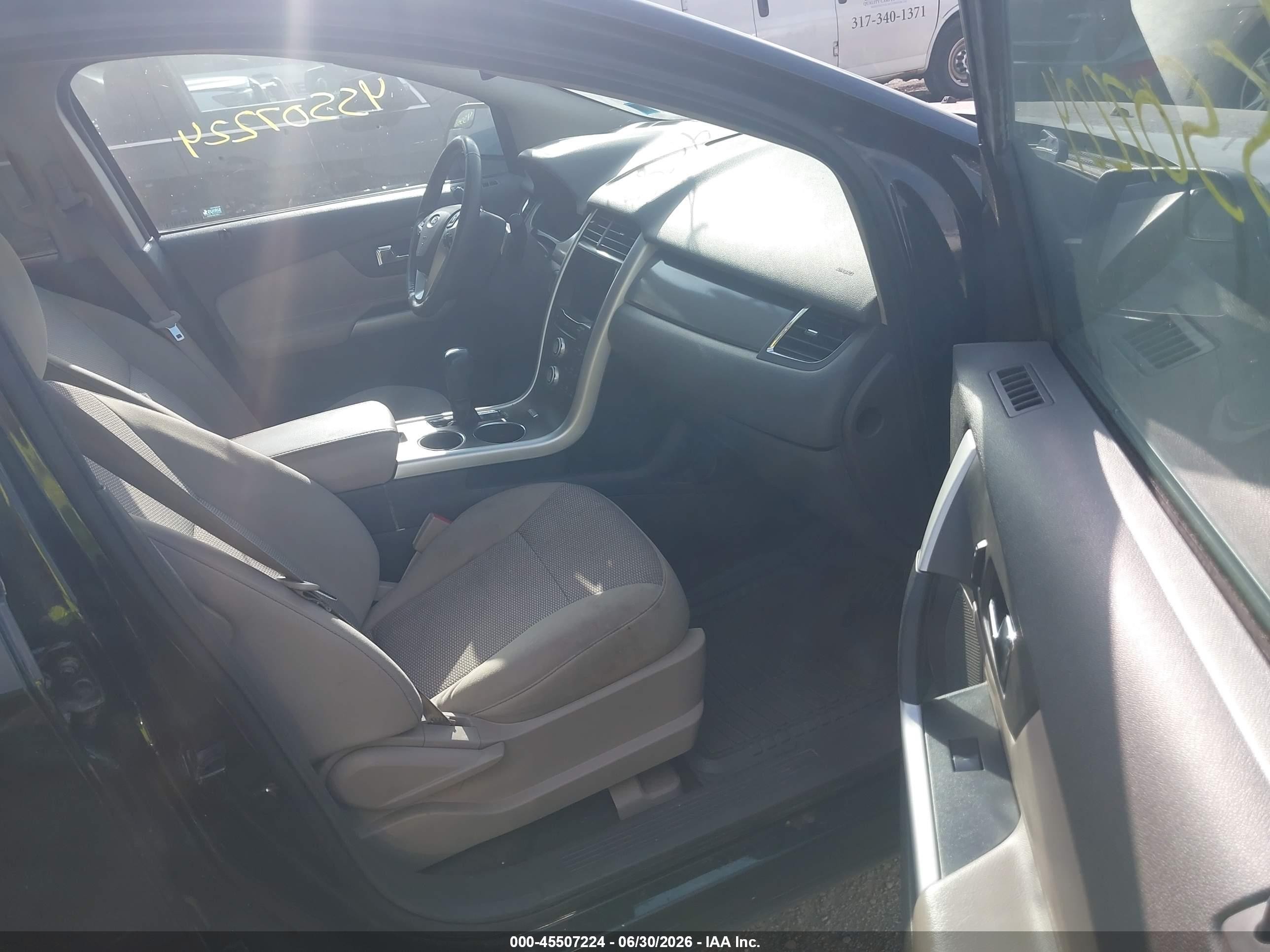 2014 Ford Edge Sel Black vin: 2FMDK4JC6EBA69241