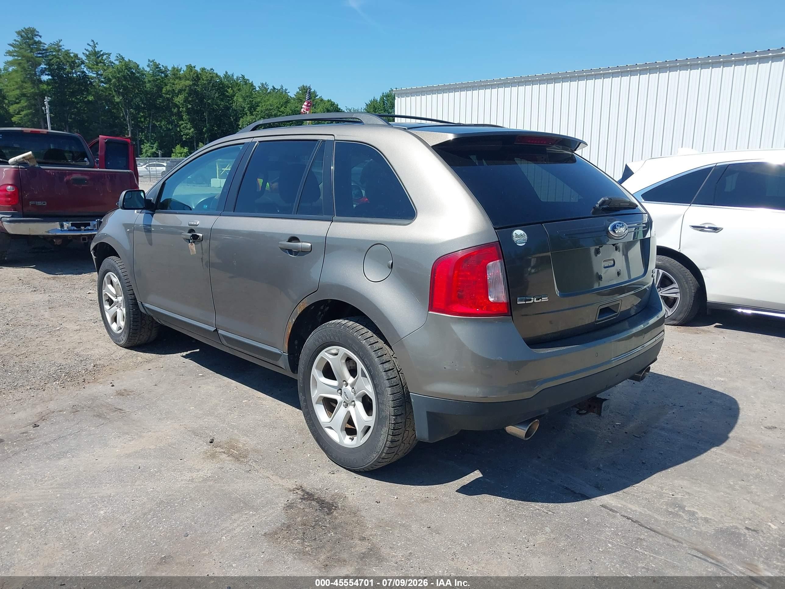 2014 Ford Edge Sel Gray vin: 2FMDK4JC6EBA84323