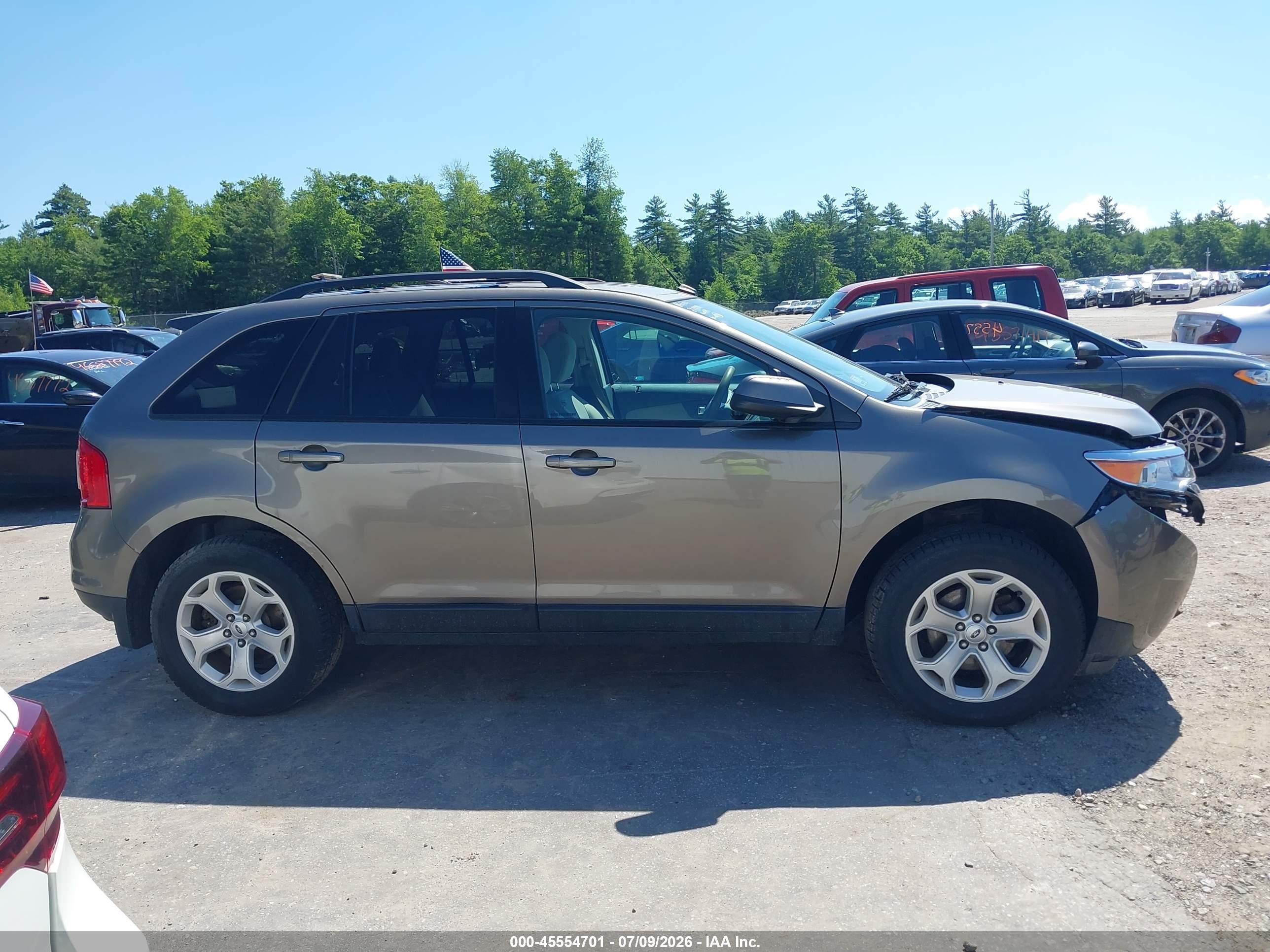 2014 Ford Edge Sel Gray vin: 2FMDK4JC6EBA84323