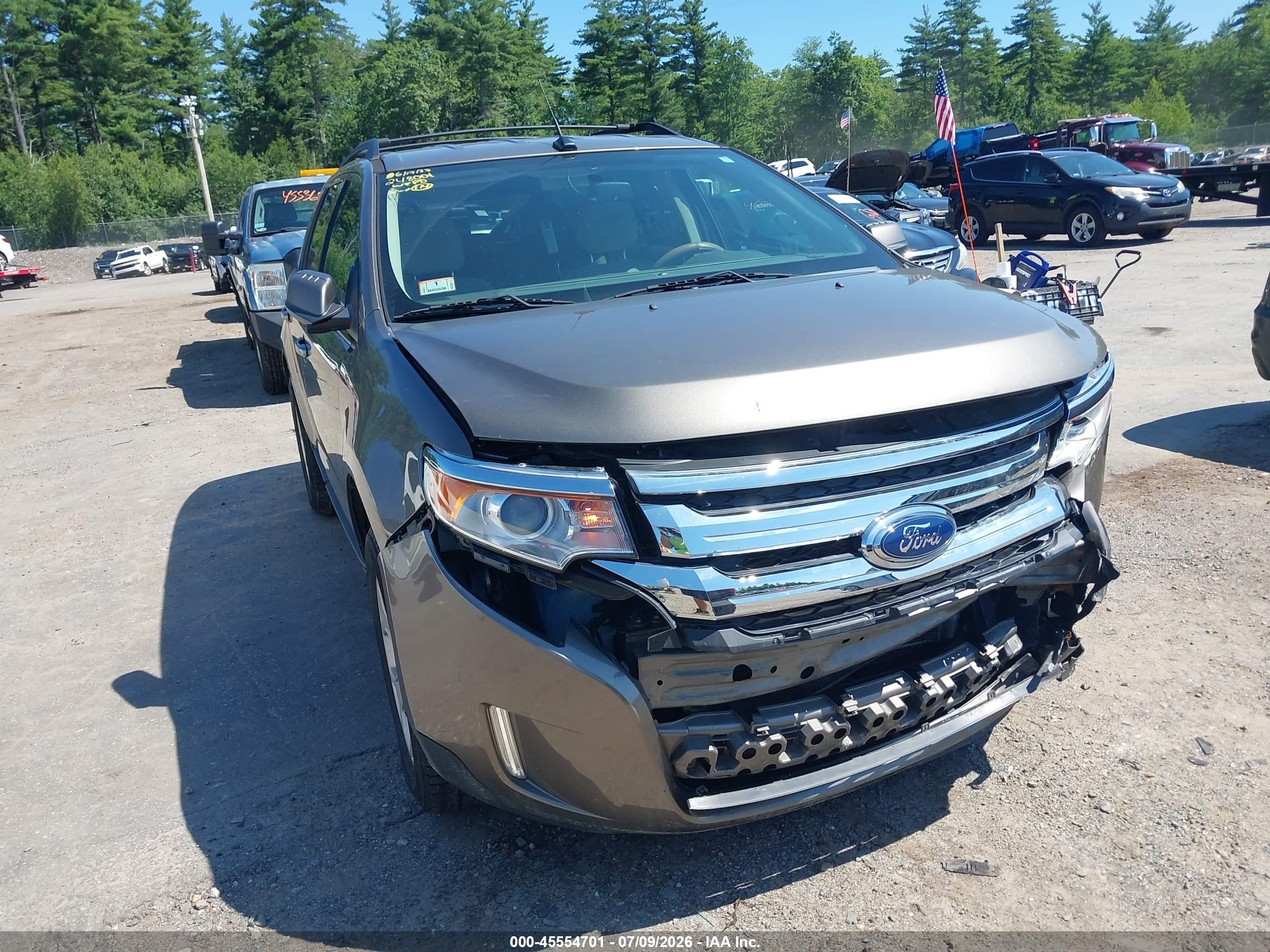 2014 Ford Edge Sel Gray vin: 2FMDK4JC6EBA84323