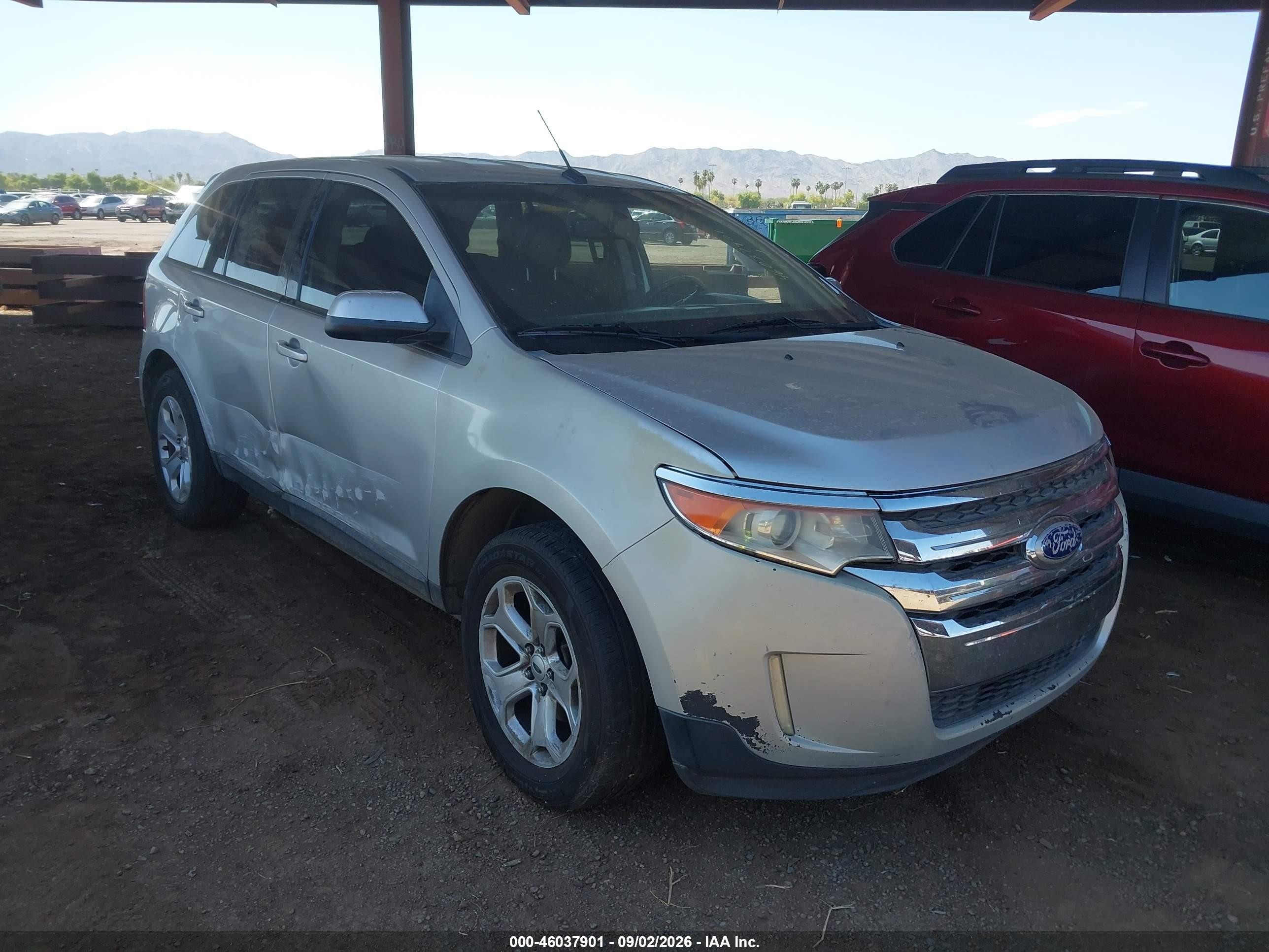 2014 Ford Edge Sel Gray vin: 2FMDK4JC6EBA96455