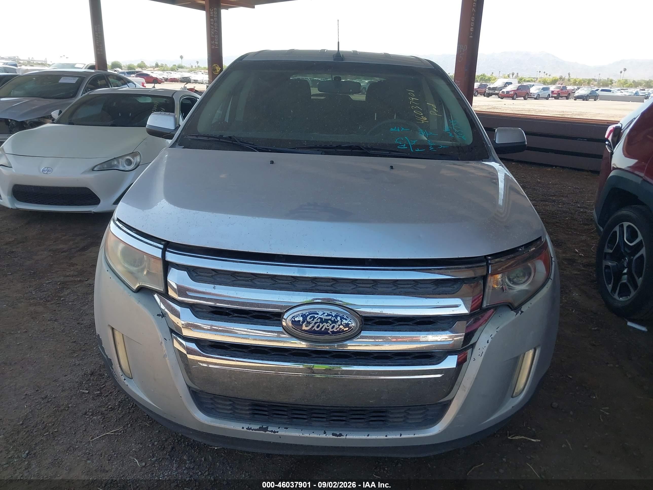 2014 Ford Edge Sel Gray vin: 2FMDK4JC6EBA96455