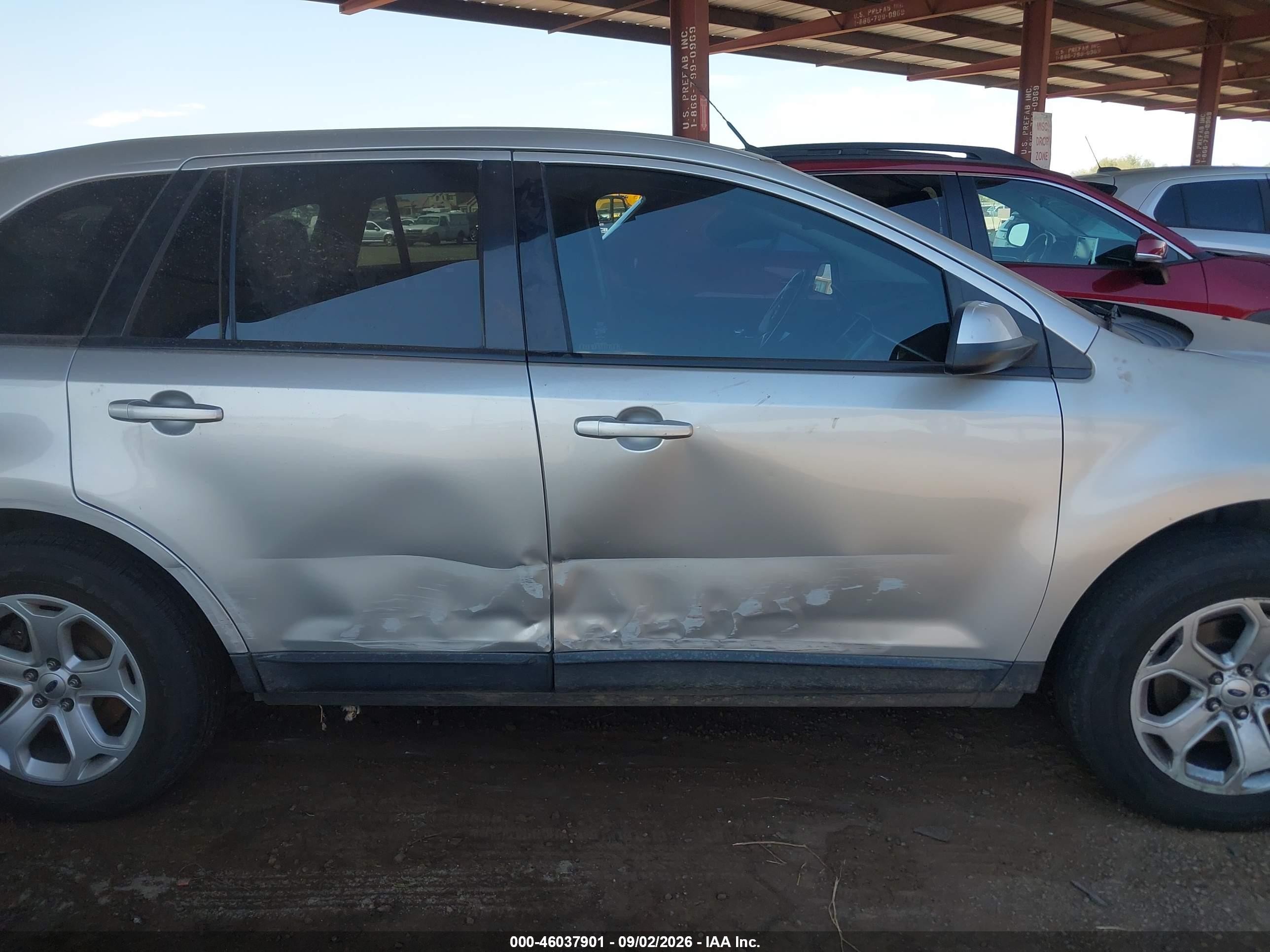 2014 Ford Edge Sel Gray vin: 2FMDK4JC6EBA96455