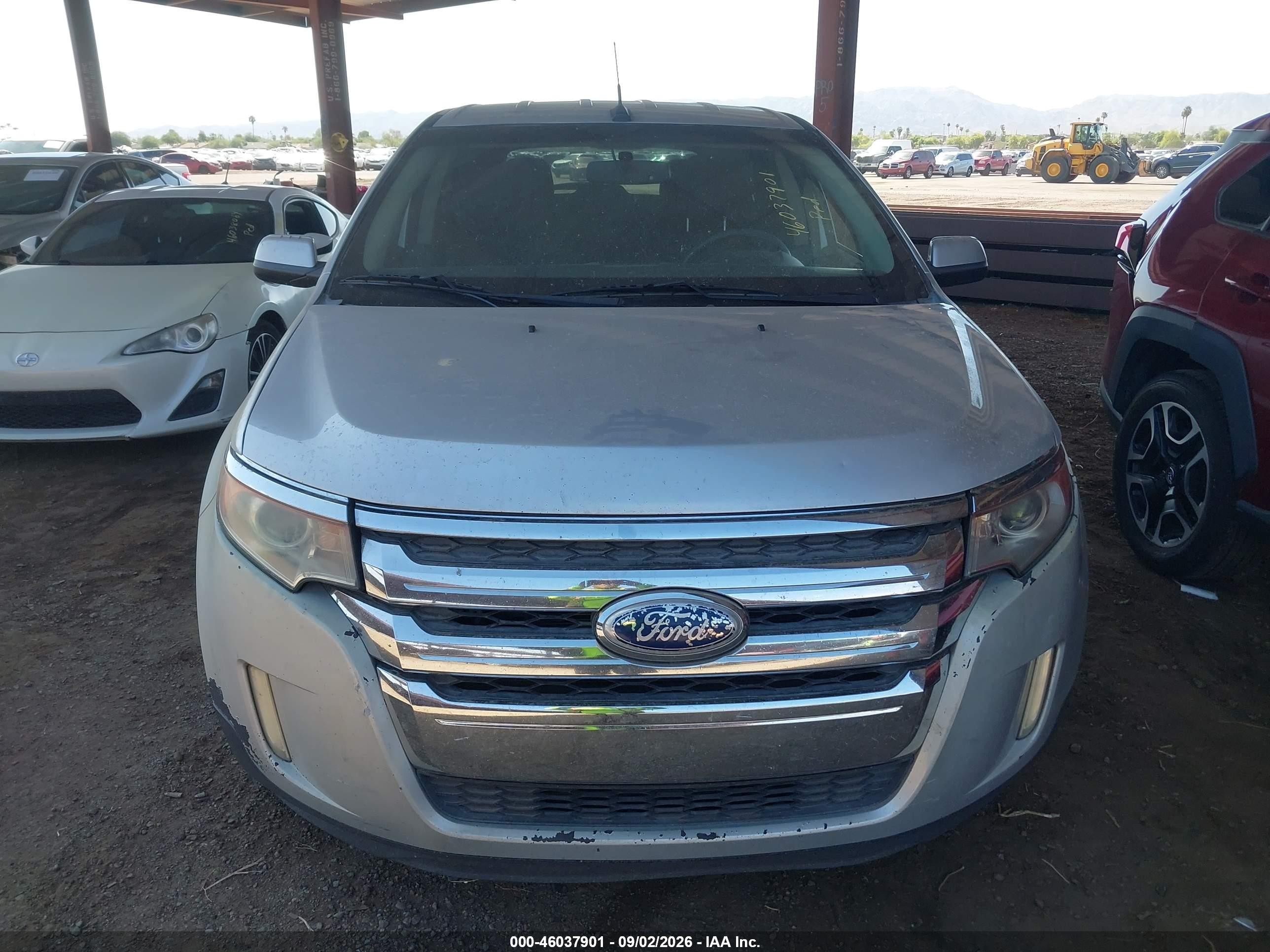 2014 Ford Edge Sel Gray vin: 2FMDK4JC6EBA96455
