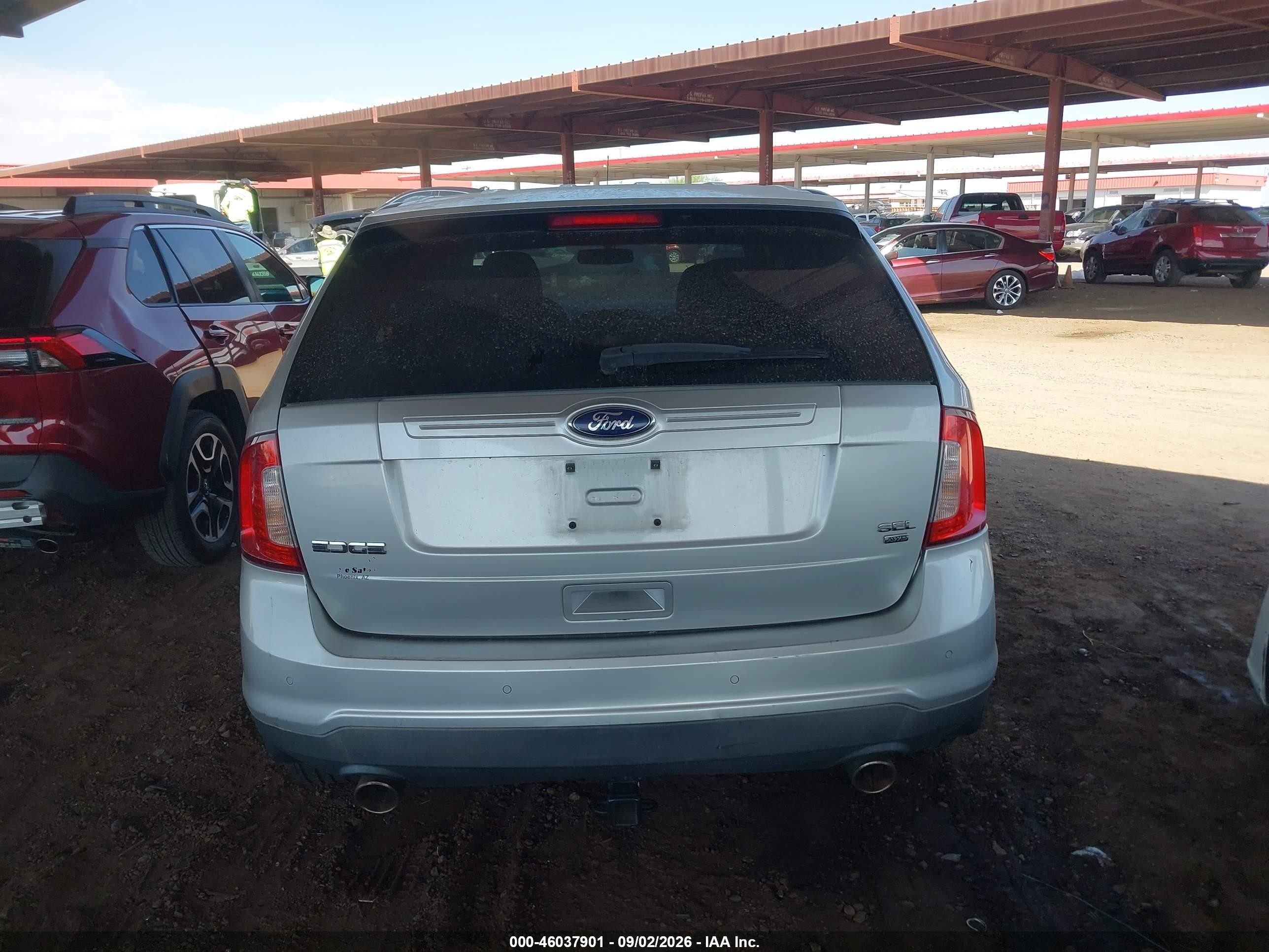 2014 Ford Edge Sel Gray vin: 2FMDK4JC6EBA96455
