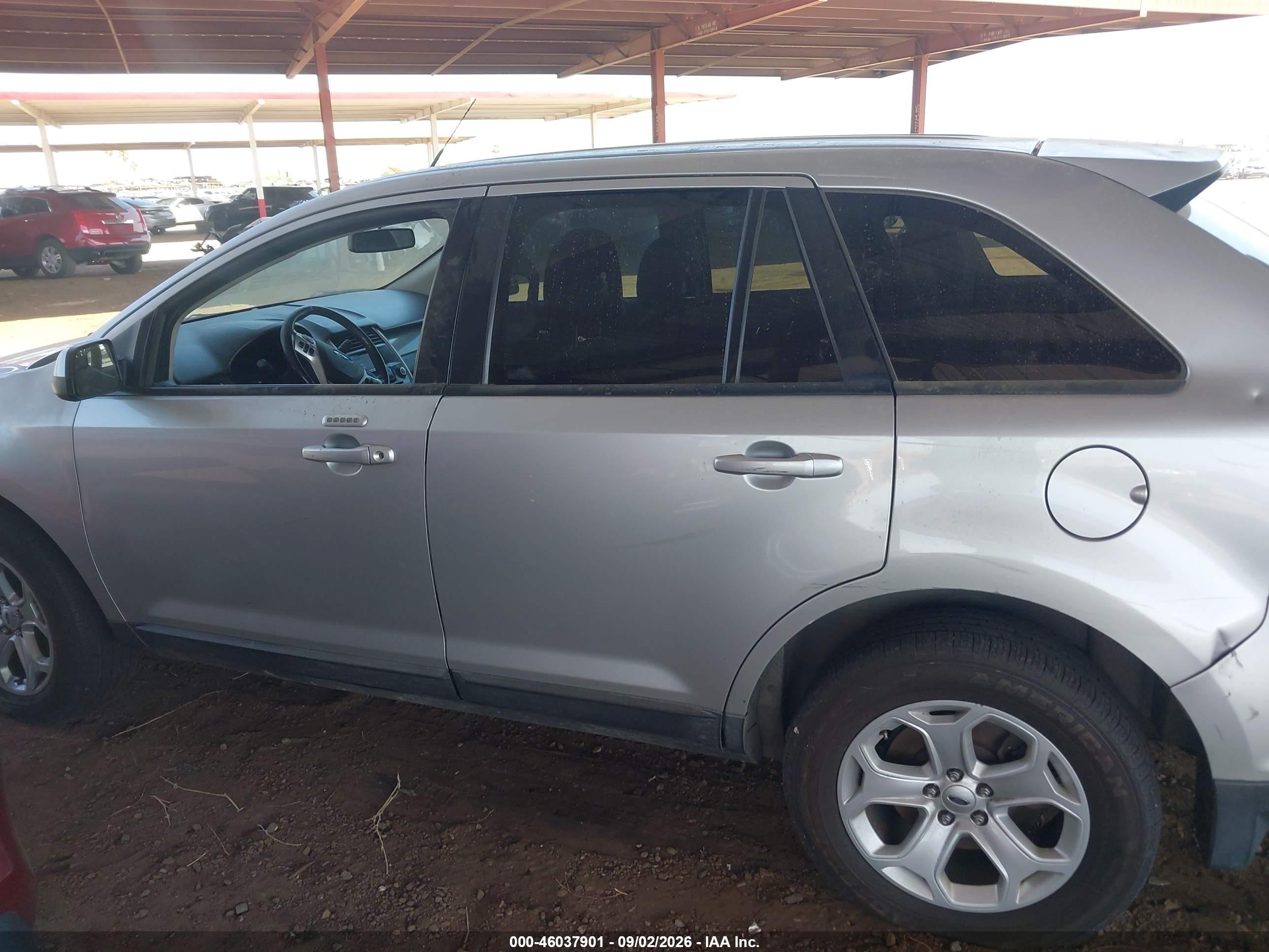 2014 Ford Edge Sel Gray vin: 2FMDK4JC6EBA96455