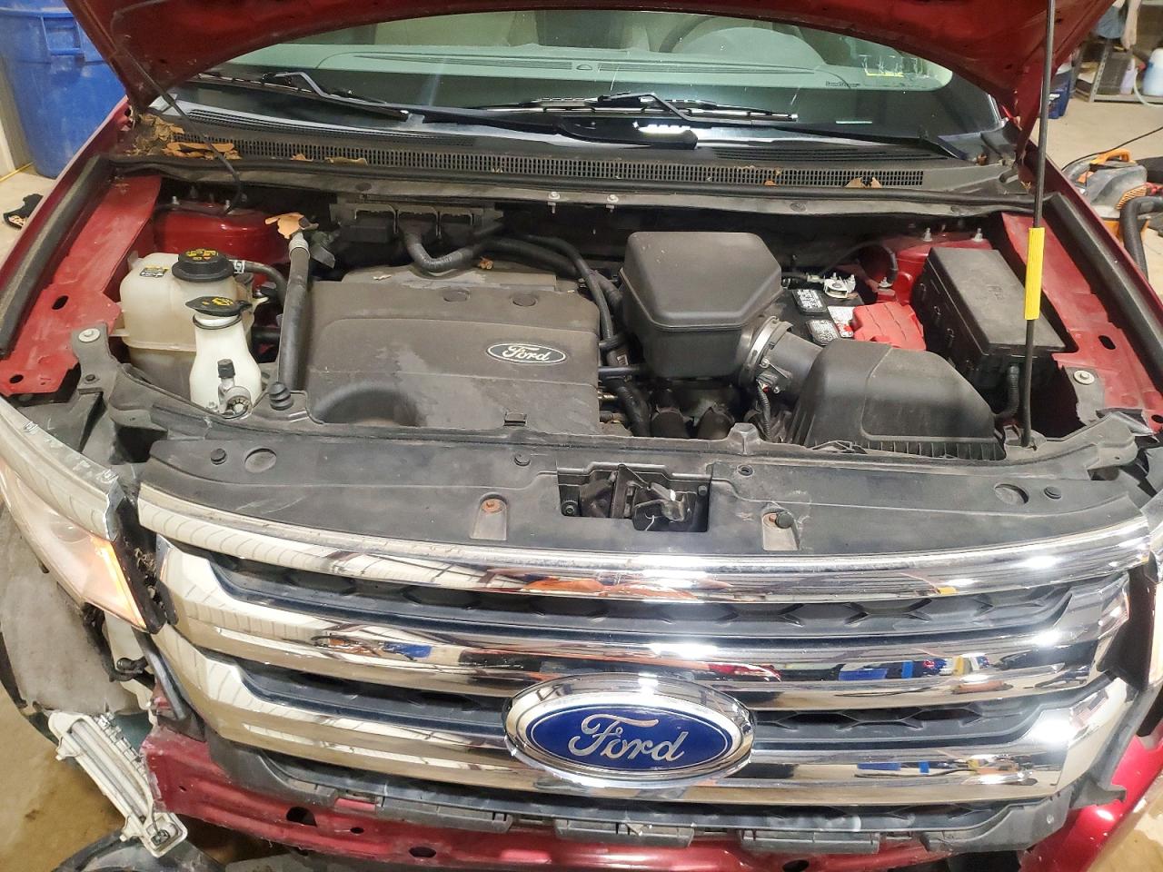 2014 Ford Edge Sel Maroon vin: 2FMDK4JC6EBA98383
