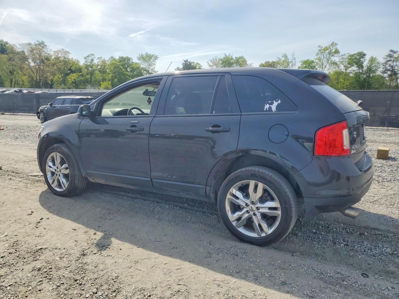 2014 Ford Edge Sel Черный vin: 2FMDK4JC6EBB34508