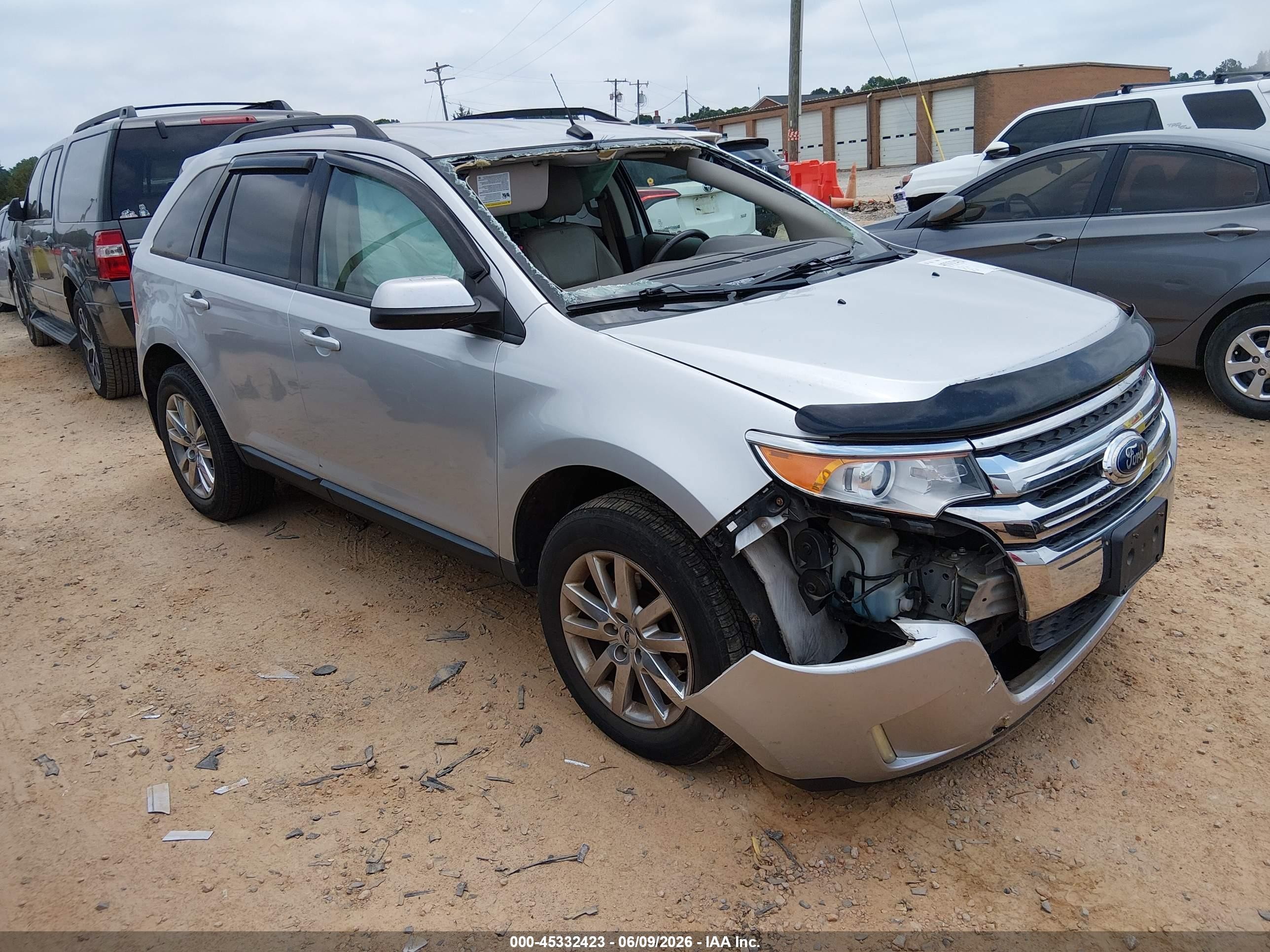 2014 Ford Edge Sel Silver vin: 2FMDK4JC6EBB72384
